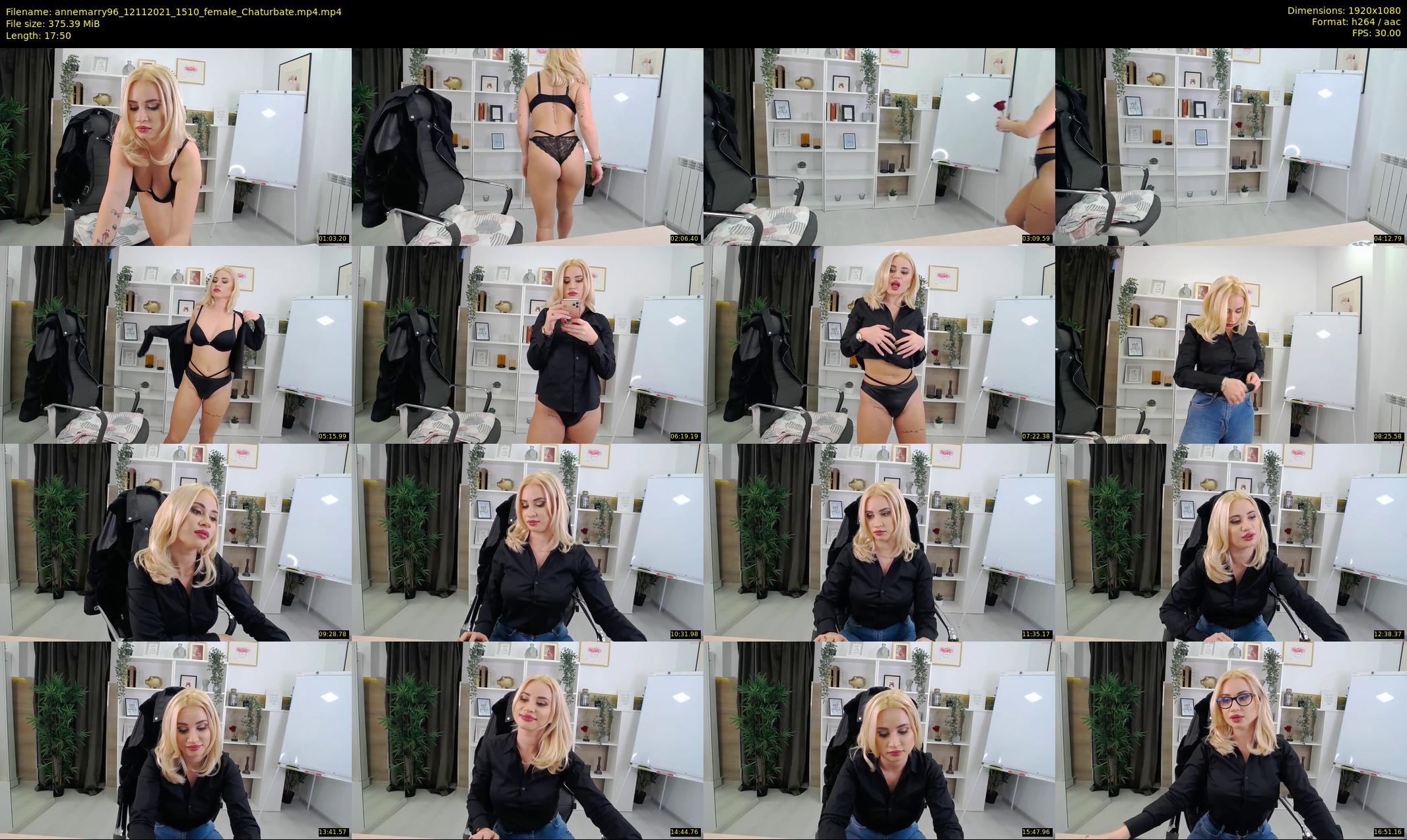 annemarry96 — 18 minute Chaturbate female cam show recording, 1080p, Nov 12, 2021