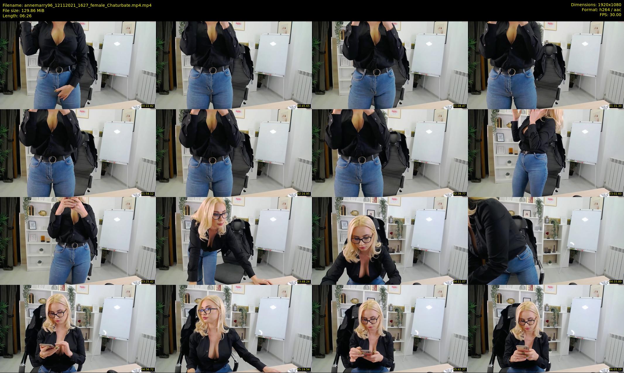 annemarry96 — 7 minute Chaturbate female cam show recording, 1080p, Nov 12, 2021