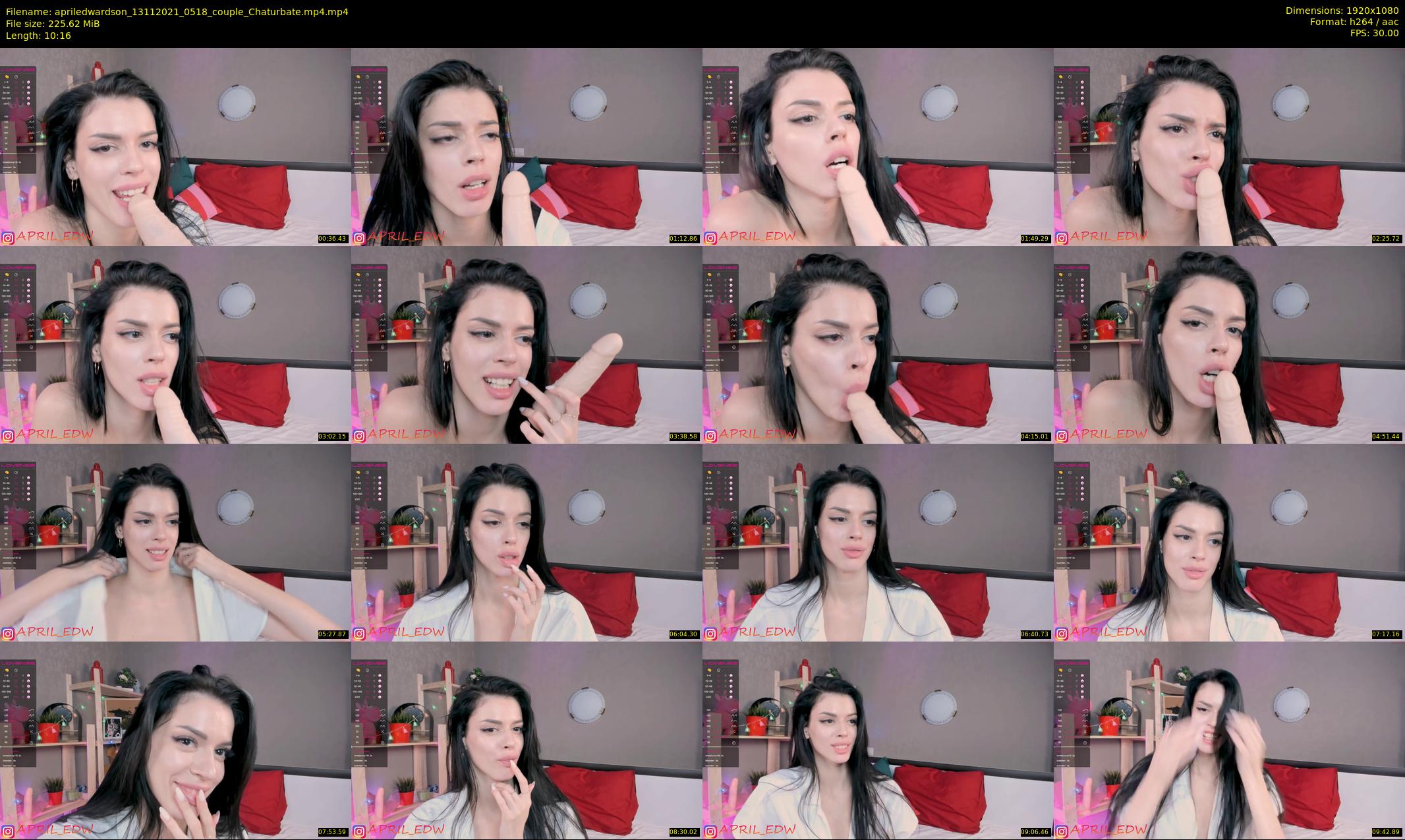apriledwardson — 11 minute Chaturbate couple cam show recording, 1080p, Nov 13, 2021