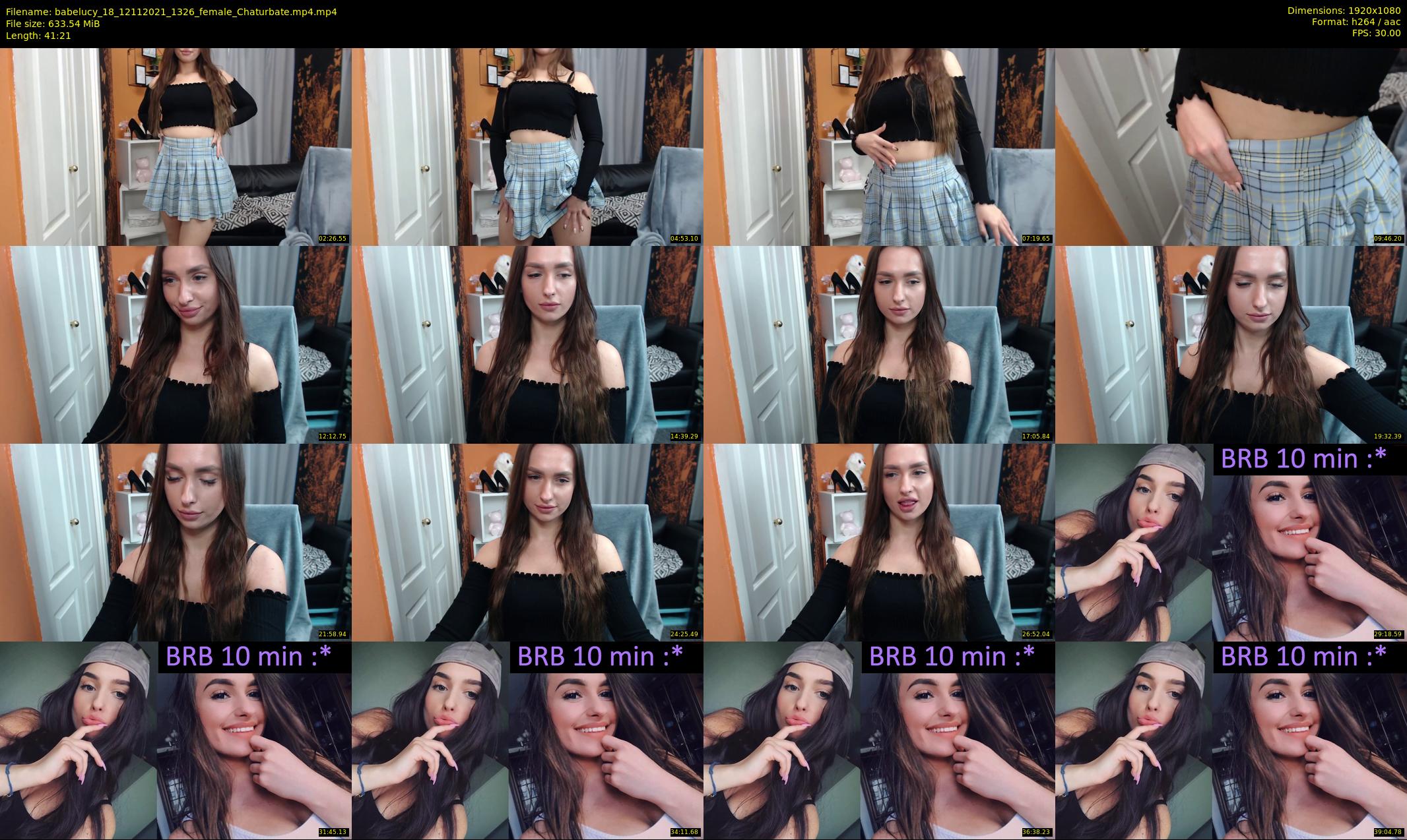 babelucy_18 — 42 minute Chaturbate female cam show recording, 1080p, Nov 12, 2021
