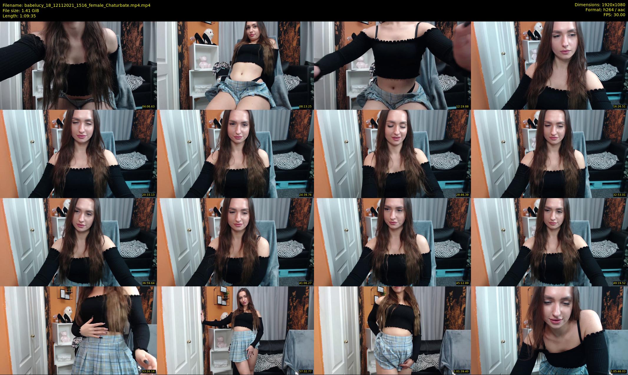babelucy_18 — 70 minute Chaturbate female cam show recording, 1080p, Nov 12, 2021