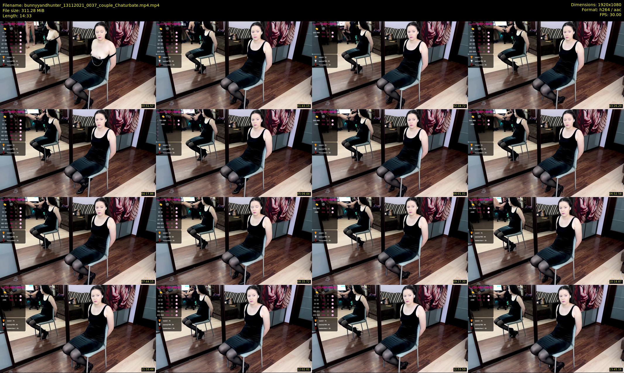 bunnyyandhunter — 15 minute Chaturbate couple cam show recording, 1080p, Nov 13, 2021