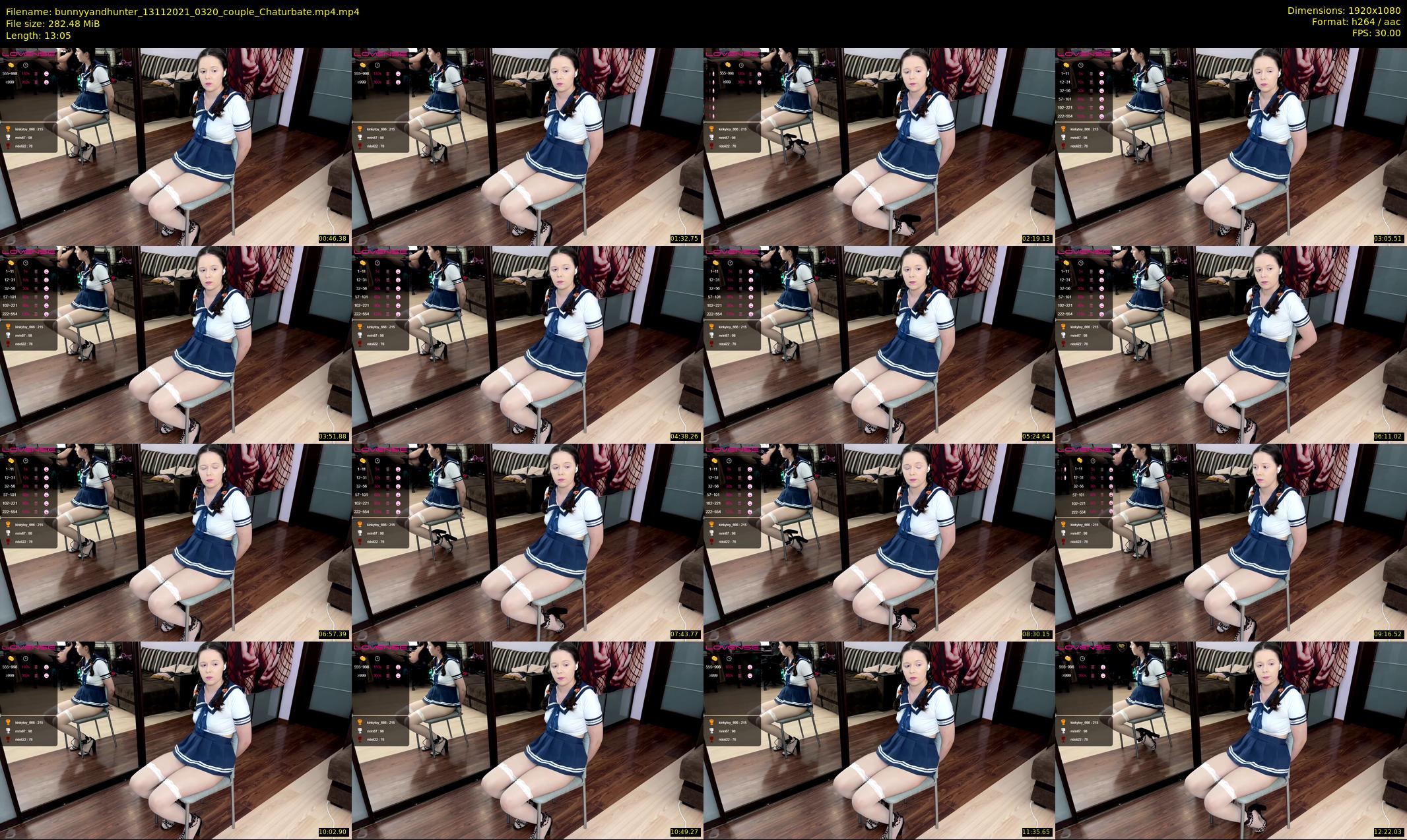 bunnyyandhunter — 14 minute Chaturbate couple cam show recording, 1080p, Nov 13, 2021