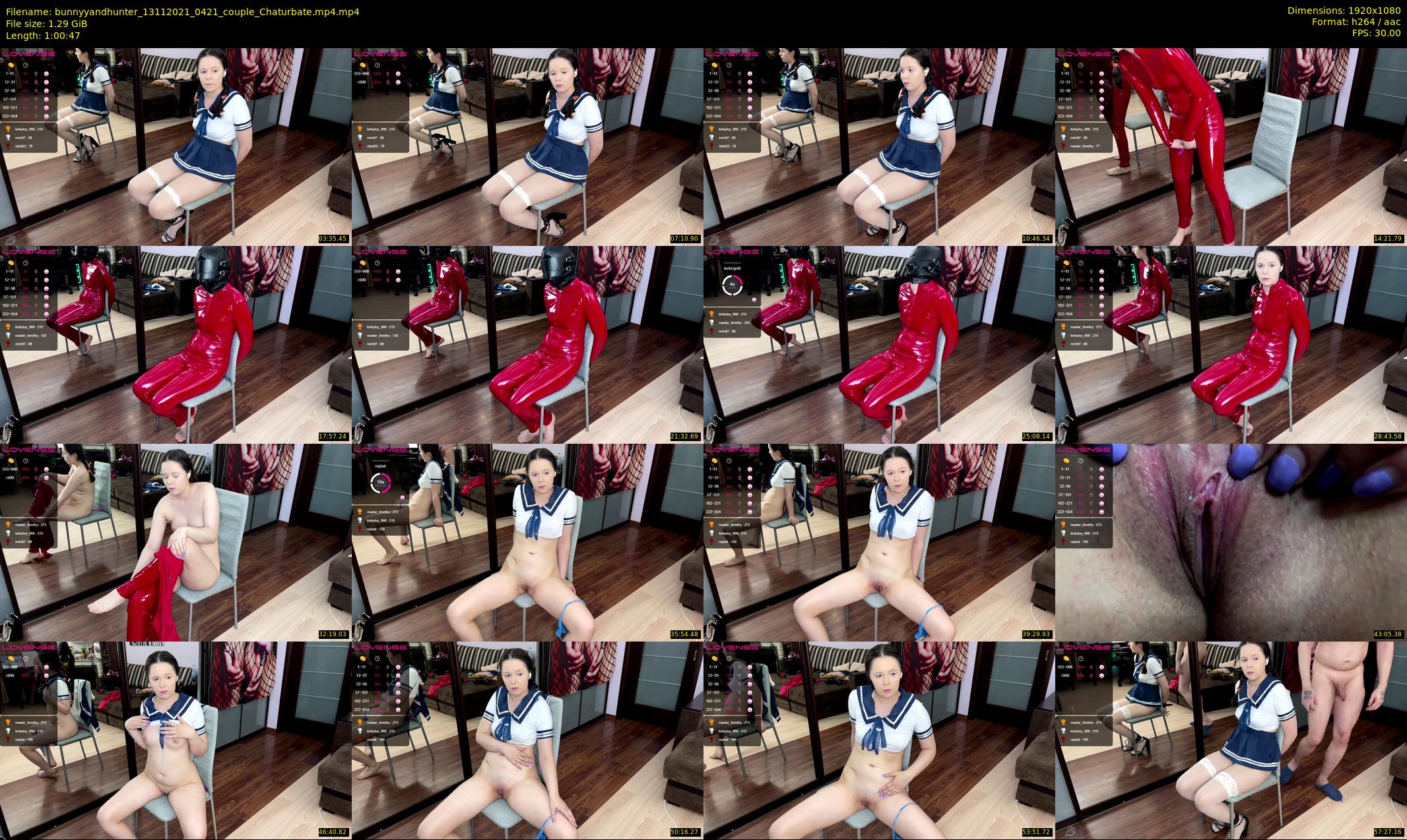 bunnyyandhunter — 61 minute Chaturbate couple cam show recording, 1080p, Nov 13, 2021