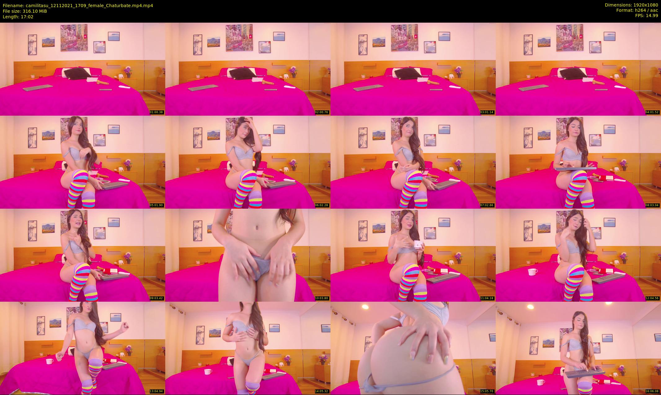 camilitasu — 18 minute Chaturbate female cam show recording, 1080p, Nov 12, 2021