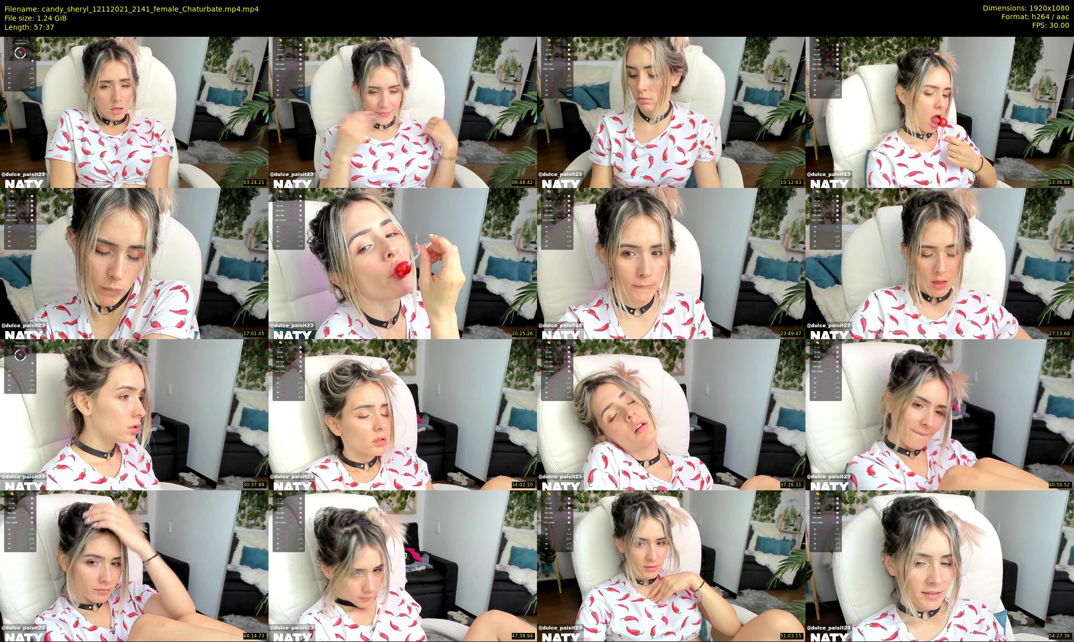 candy_sheryl — 58 minute Chaturbate female cam show recording, 1080p, Nov 12, 2021