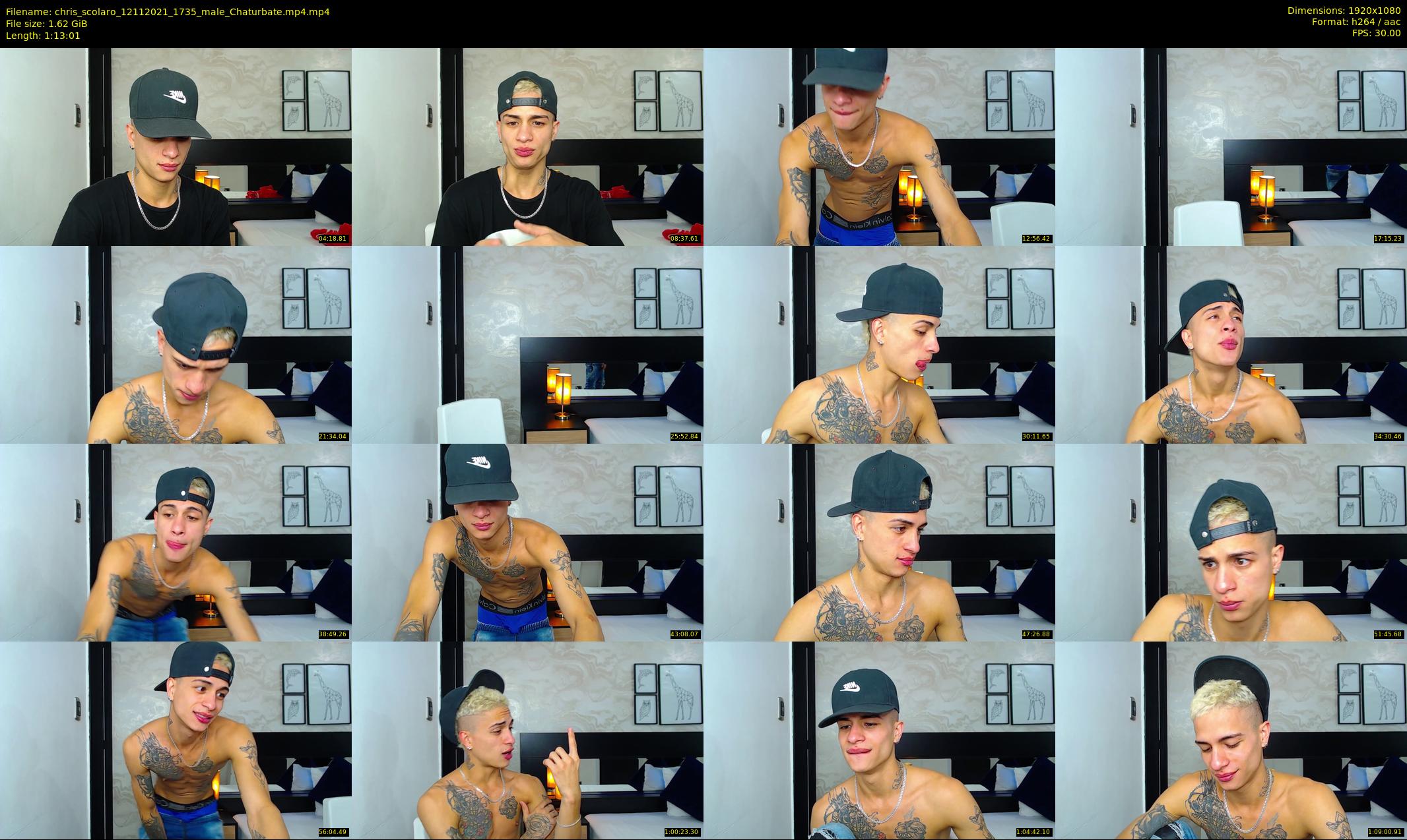 chris_scolaro — 74 minute Chaturbate male cam show recording, 1080p, Nov 12, 2021