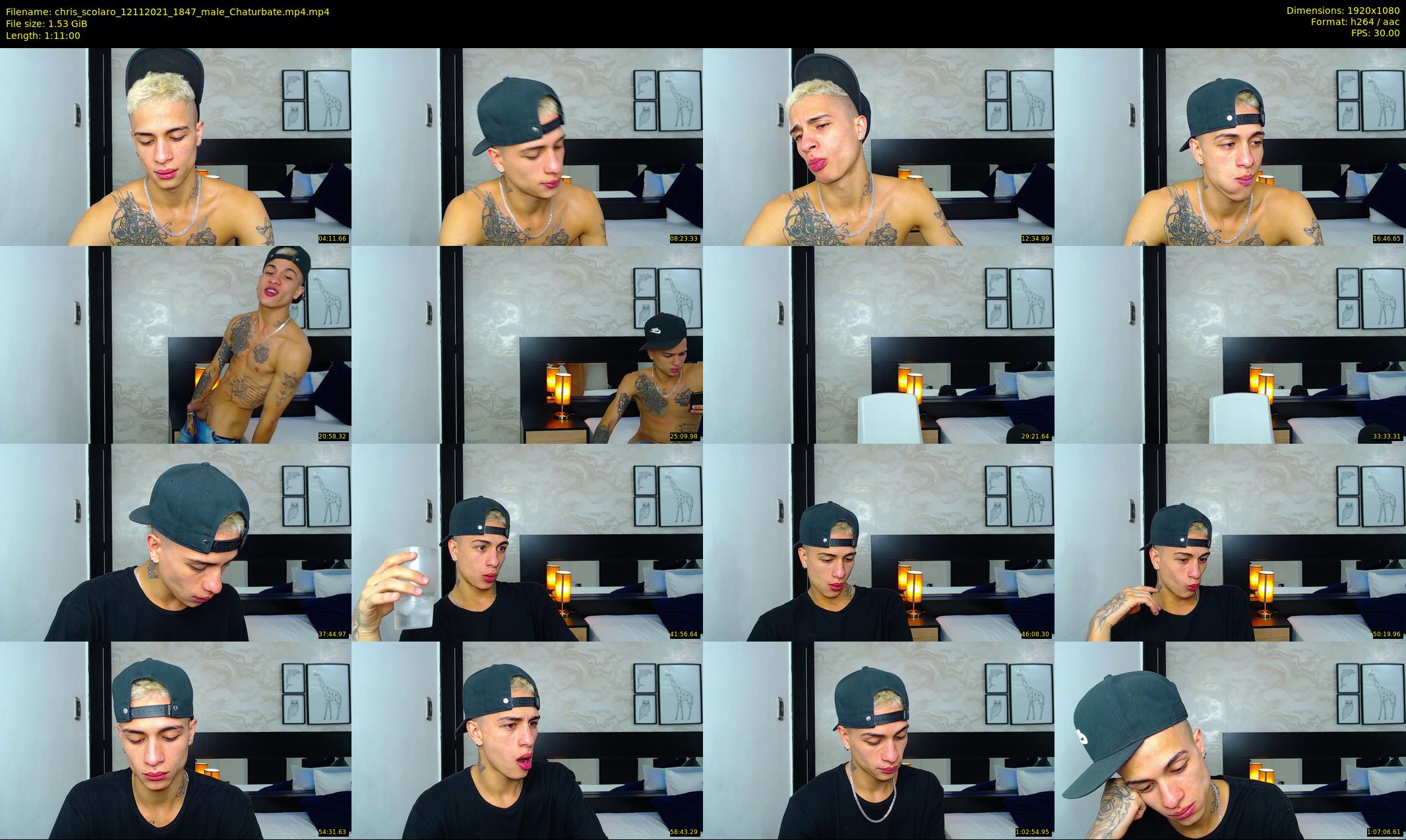 chris_scolaro — 71 minute Chaturbate male cam show recording, 1080p, Nov 12, 2021