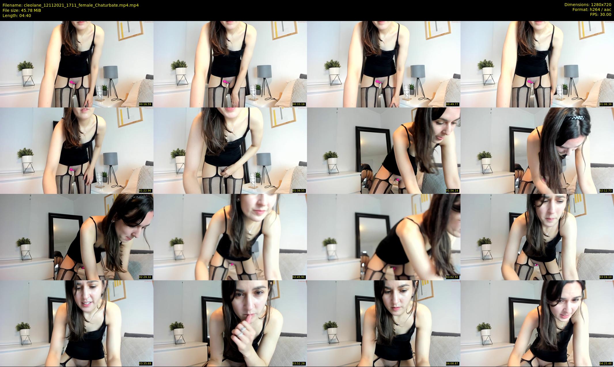 cleolane — 5 minute Chaturbate female cam show recording, 720p, Nov 12, 2021