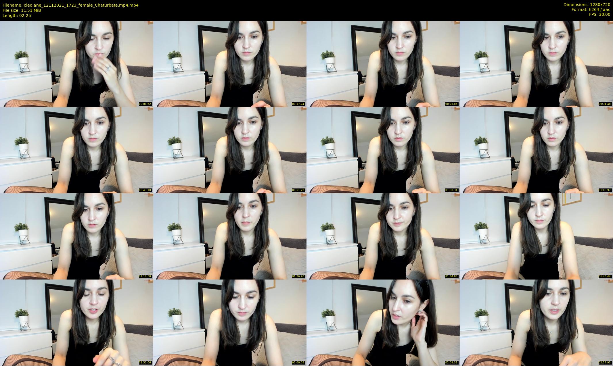 cleolane — 3 minute Chaturbate female cam show recording, 720p, Nov 12, 2021