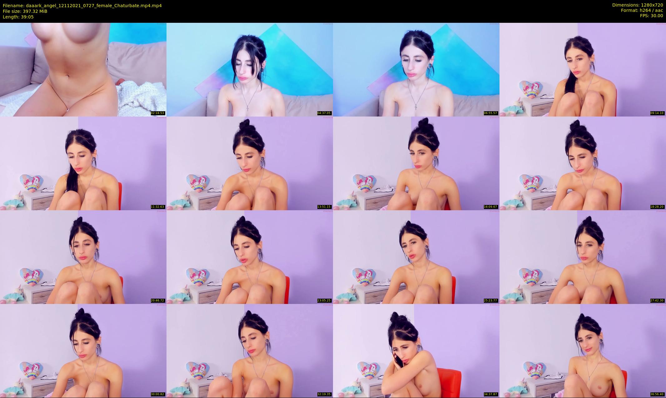 daaark_angel — 40 minute Chaturbate female cam show recording, 720p, Nov 12, 2021