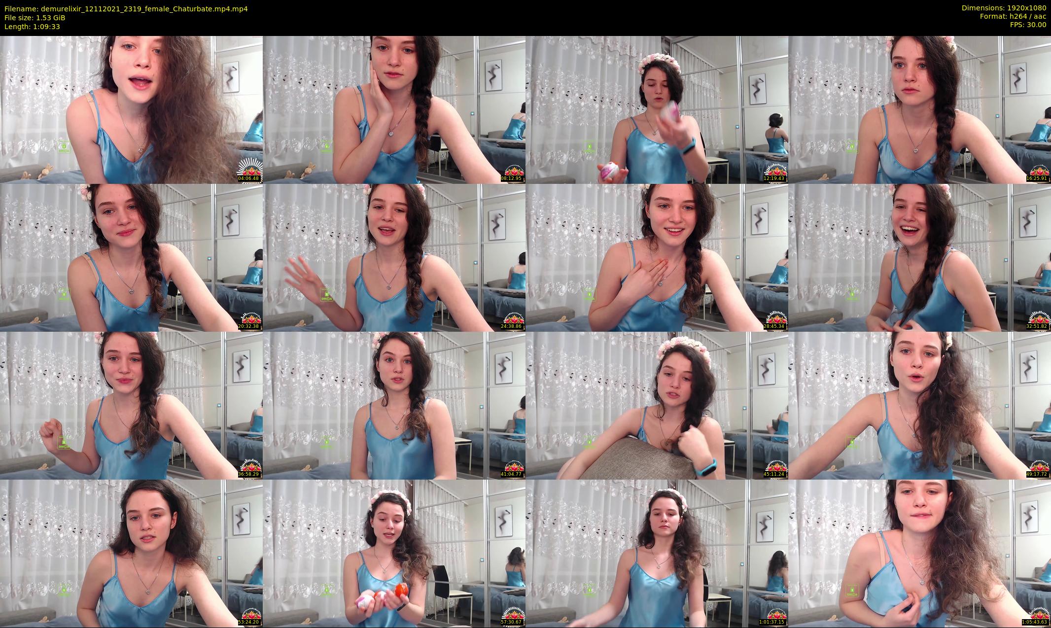 demurelixir — 70 minute Chaturbate female cam show recording, 1080p, Nov 12, 2021