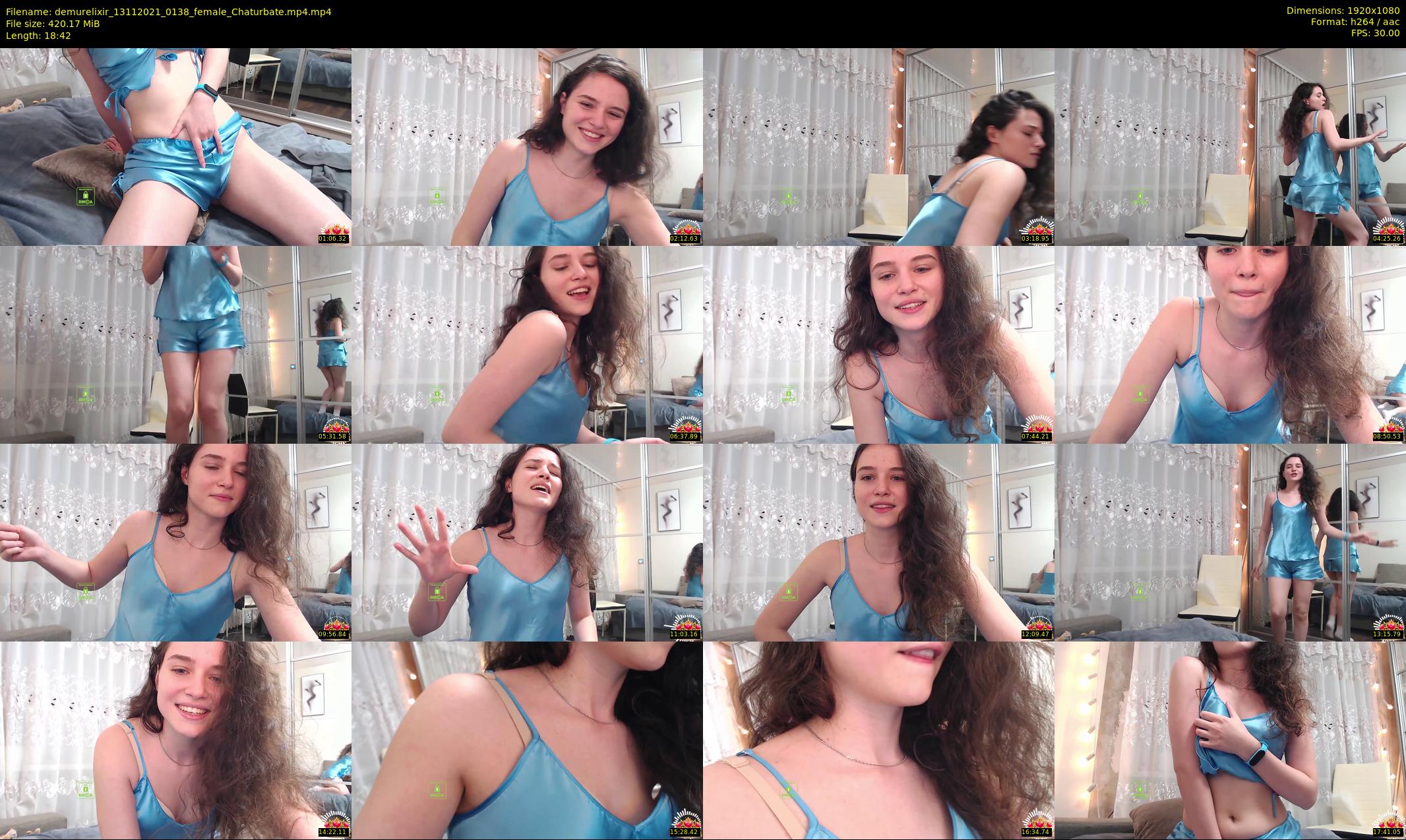 demurelixir — 19 minute Chaturbate female cam show recording, 1080p, Nov 13, 2021
