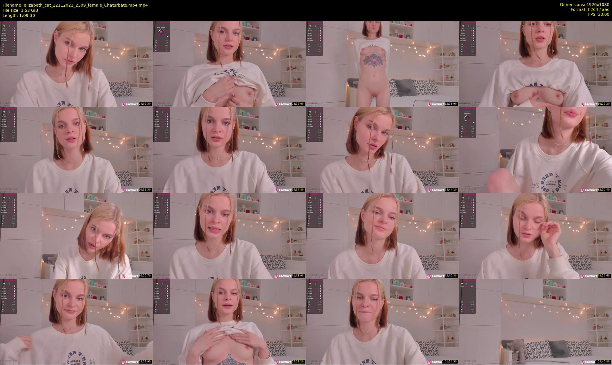 elizabeth_cat — 70 minute Chaturbate female cam show recording, 1080p, Nov 12, 2021