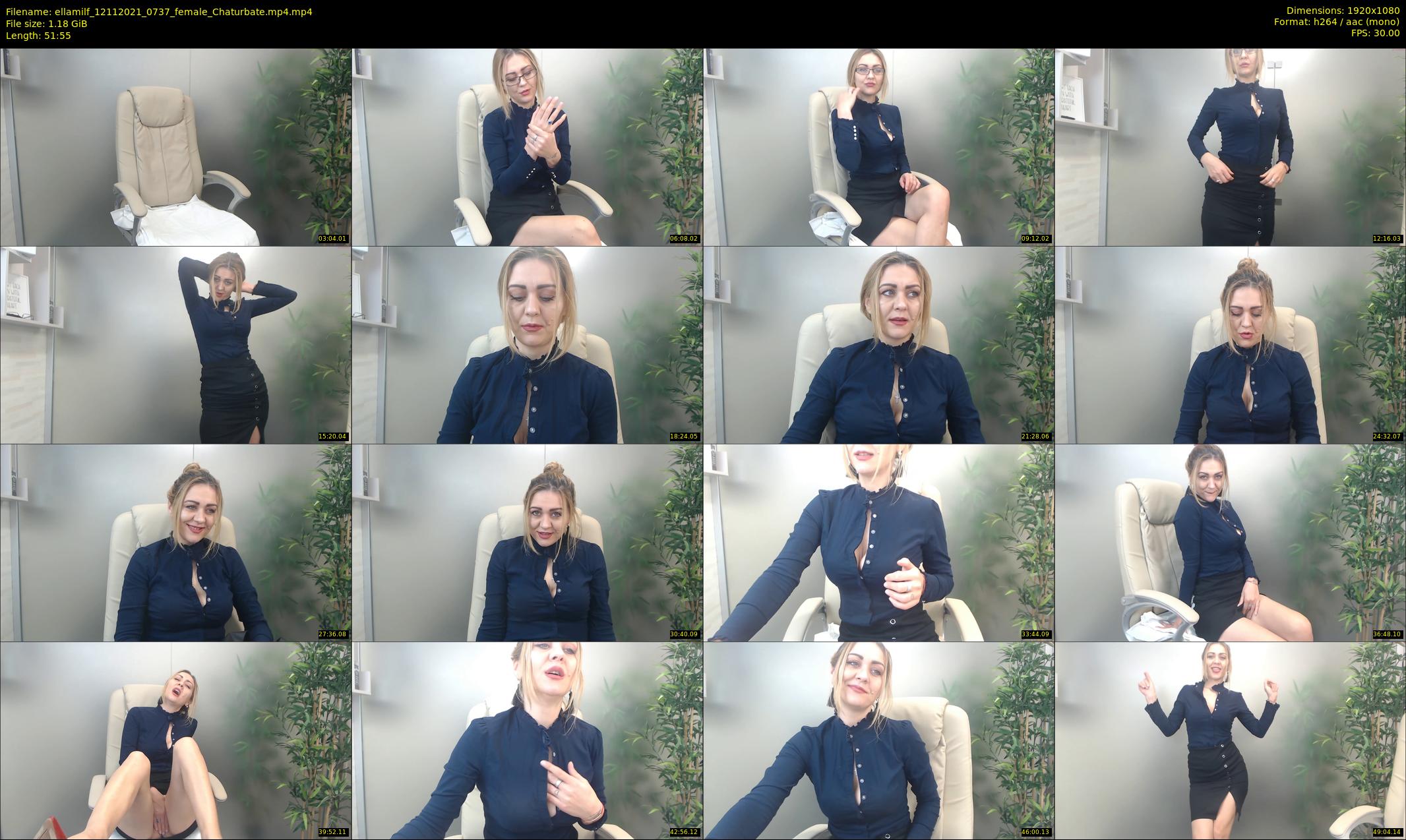 ellamilf — 52 minute Chaturbate female cam show recording, 1080p, Nov 12, 2021