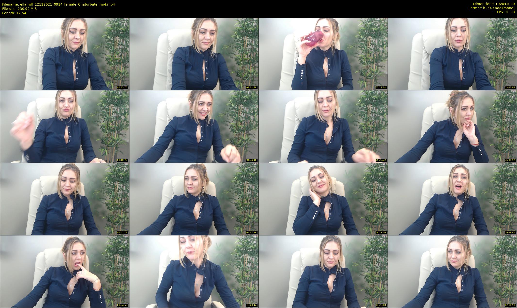 ellamilf — 13 minute Chaturbate female cam show recording, 1080p, Nov 12, 2021