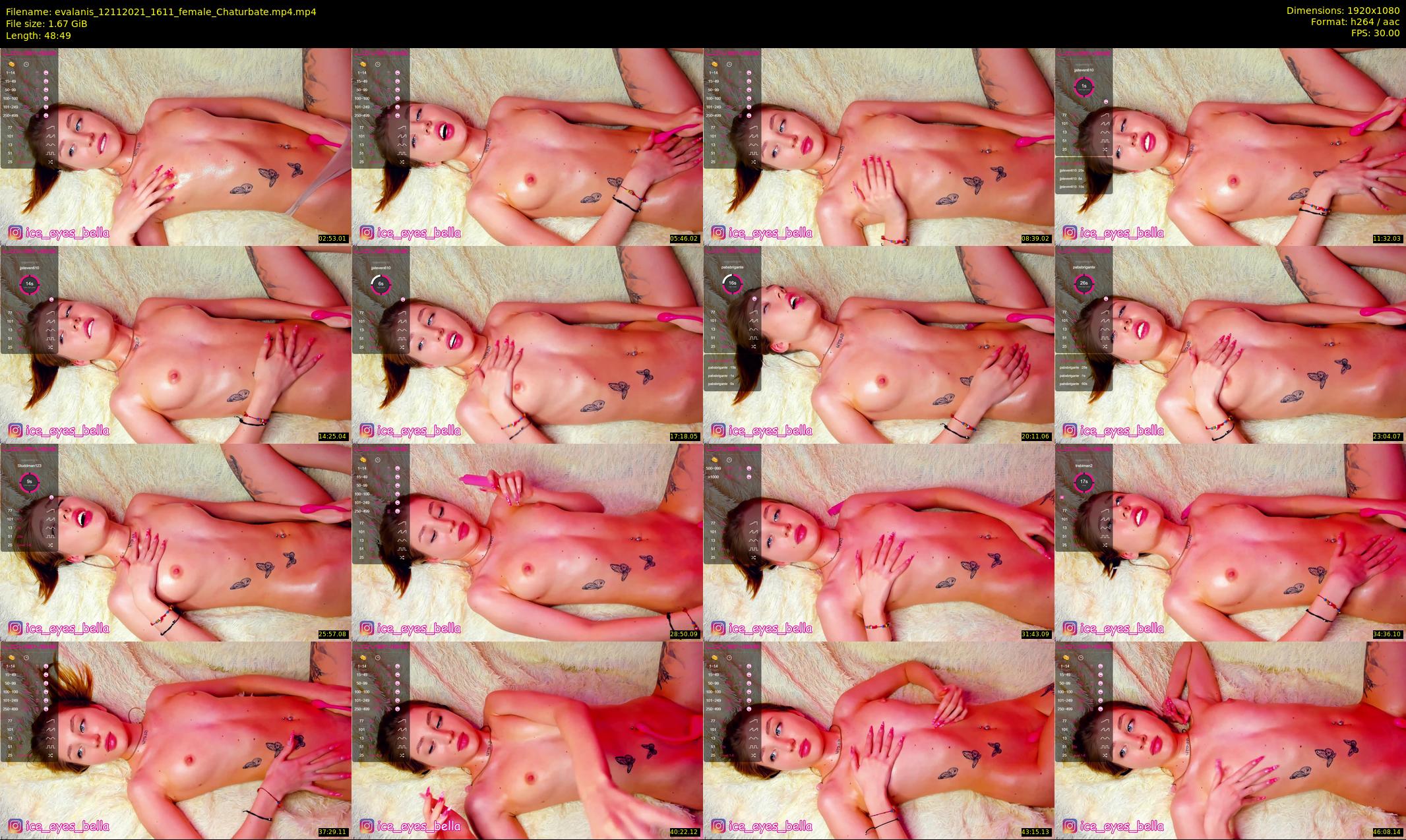 evalanis — 49 minute Chaturbate couple cam show recording, 1080p, Nov 12, 2021