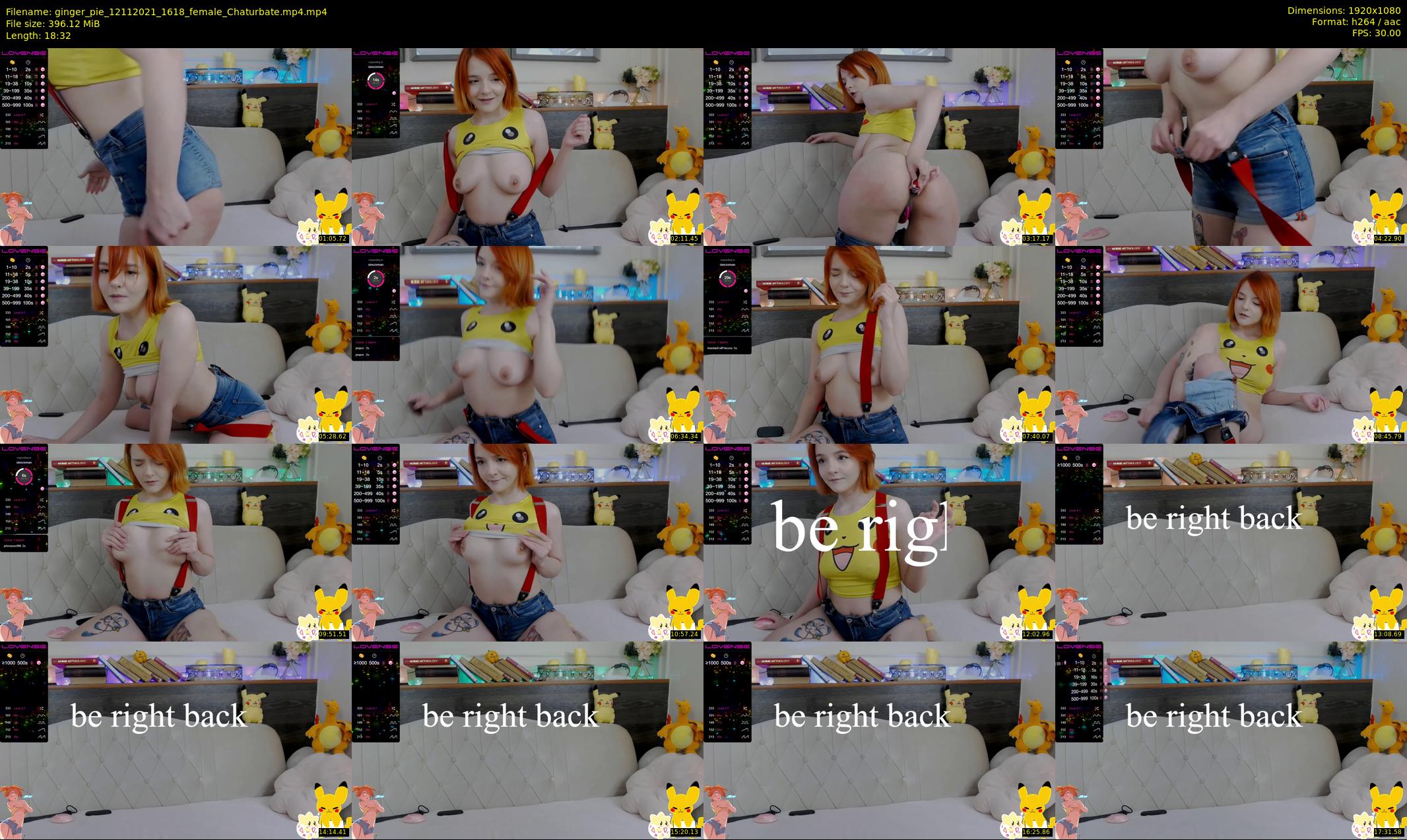 ginger_pie — 19 minute Chaturbate female cam show recording, 1080p, Nov 12, 2021