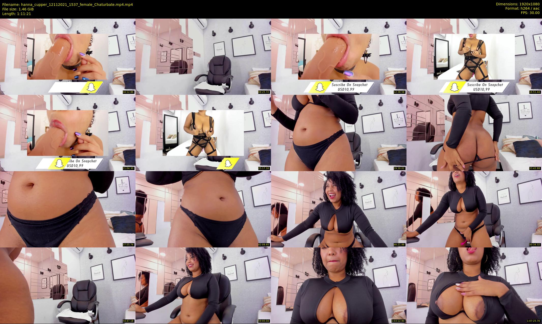 hanna_cupper — 72 minute Chaturbate female cam show recording, 1080p, Nov 12, 2021