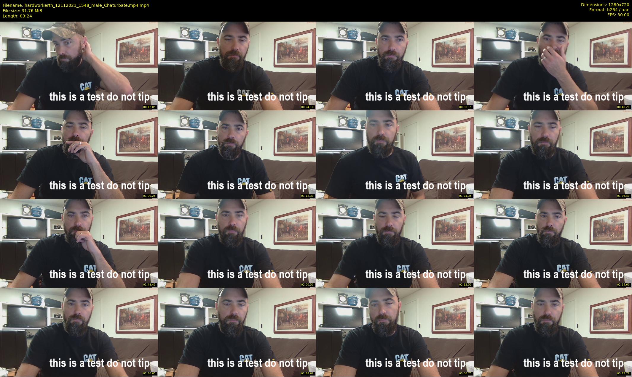 hardworkertn — 4 minute Chaturbate male cam show recording, 720p, Nov 12, 2021