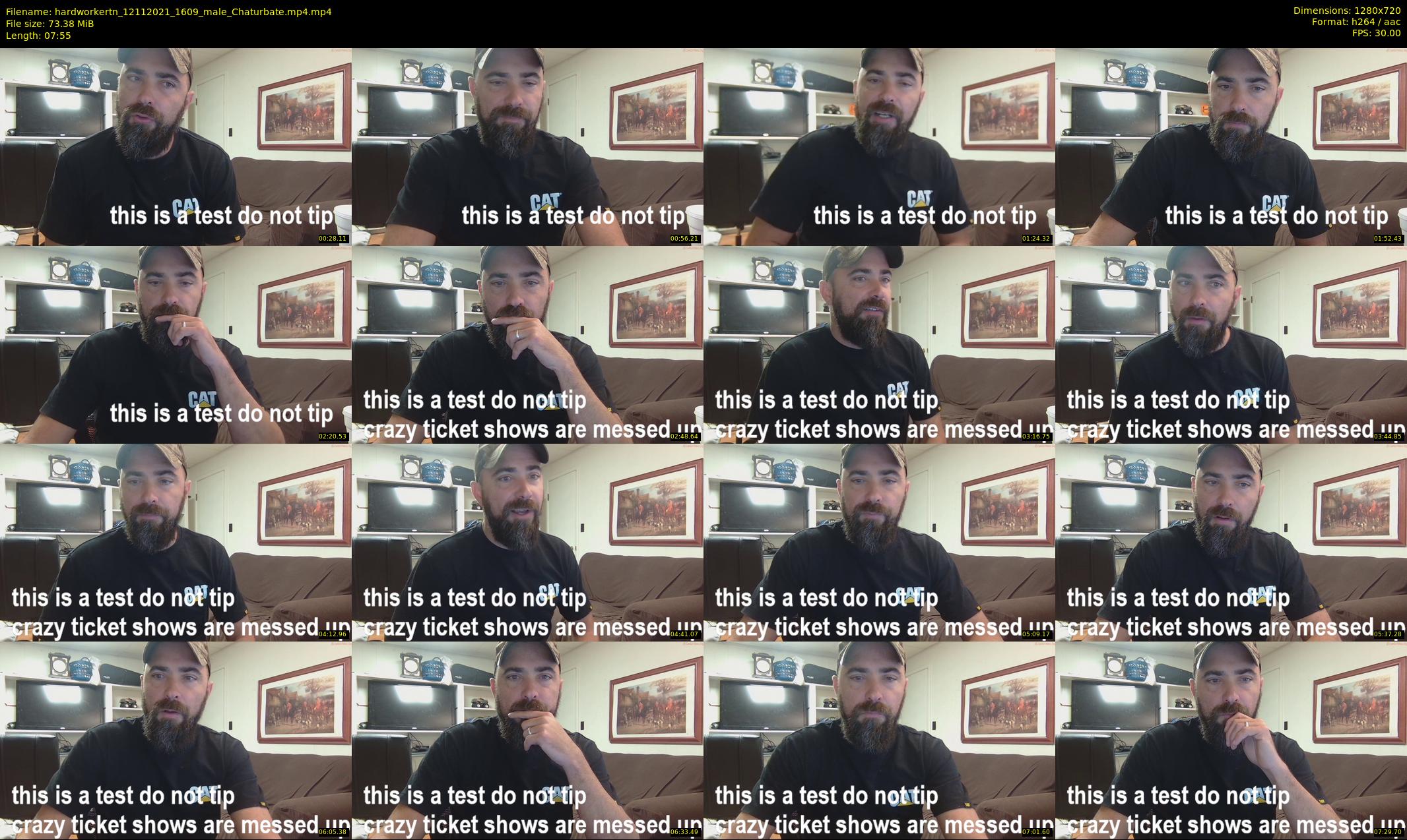 hardworkertn — 8 minute Chaturbate male cam show recording, 720p, Nov 12, 2021