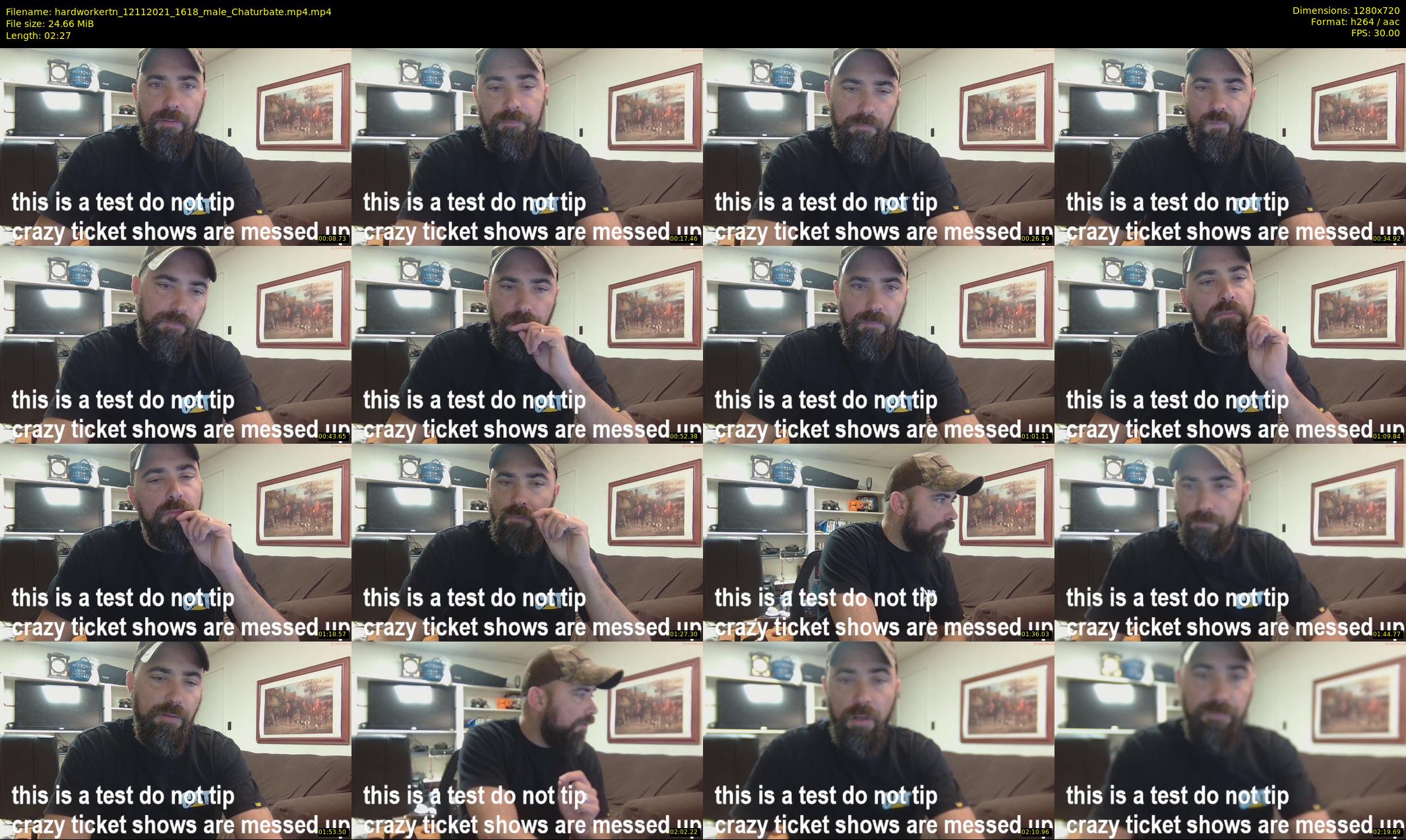 hardworkertn — 3 minute Chaturbate male cam show recording, 720p, Nov 12, 2021
