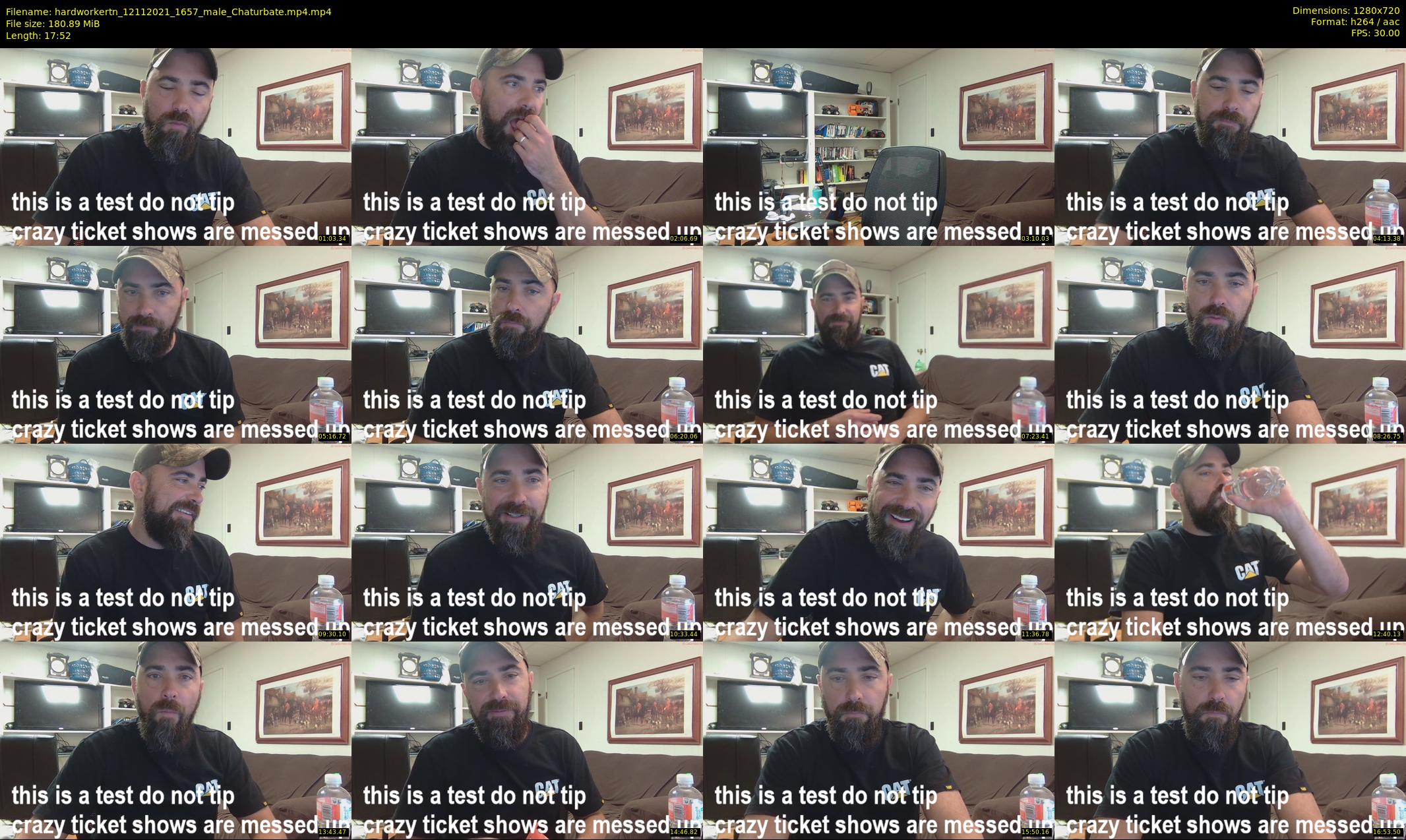 hardworkertn — 18 minute Chaturbate male cam show recording, 720p, Nov 12, 2021