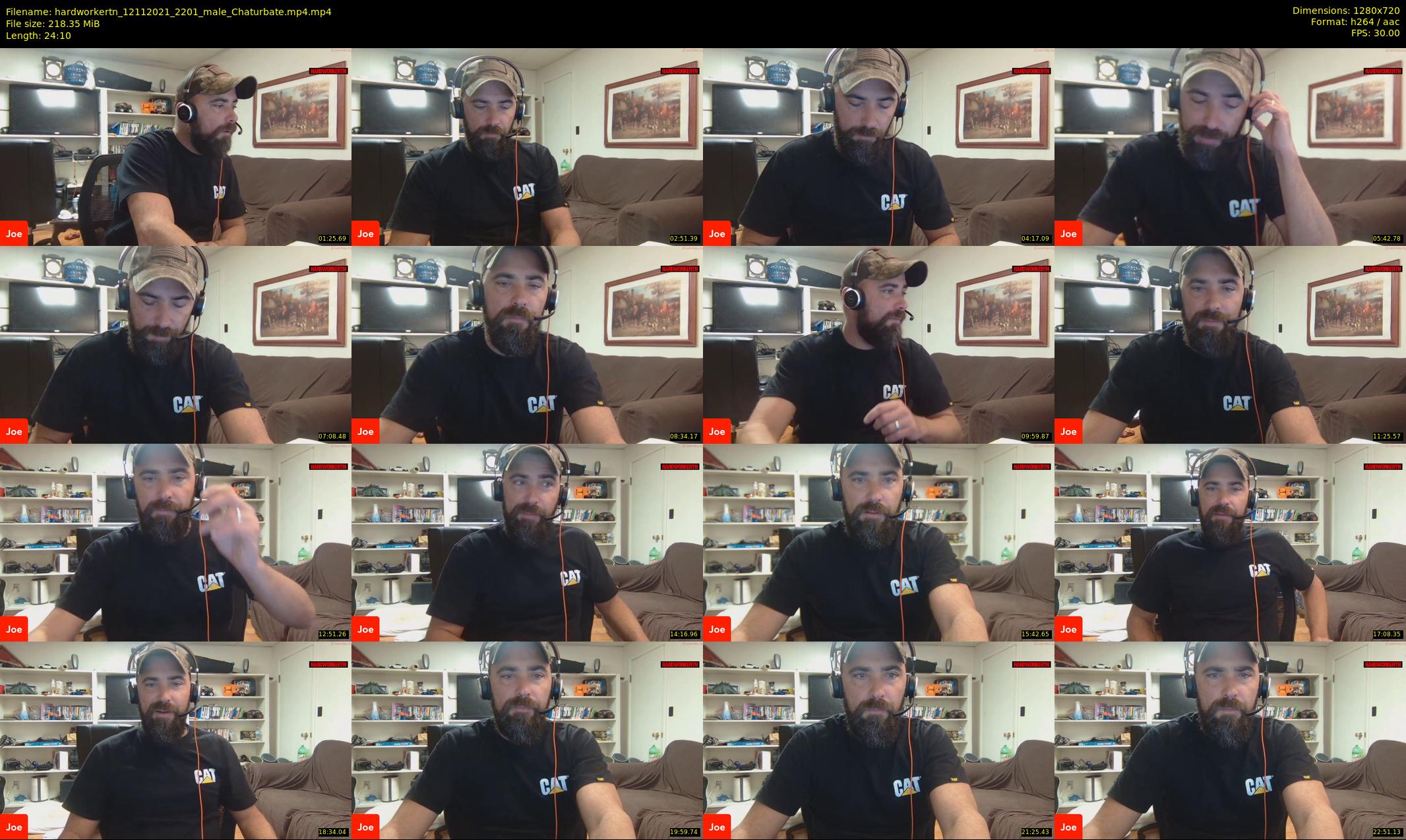 hardworkertn — 25 minute Chaturbate male cam show recording, 720p, Nov 12, 2021