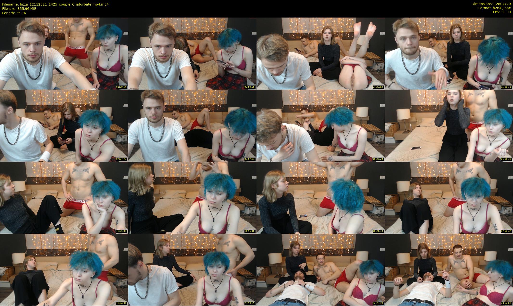 hizgi — 26 minute Chaturbate couple cam show recording, 720p, Nov 12, 2021