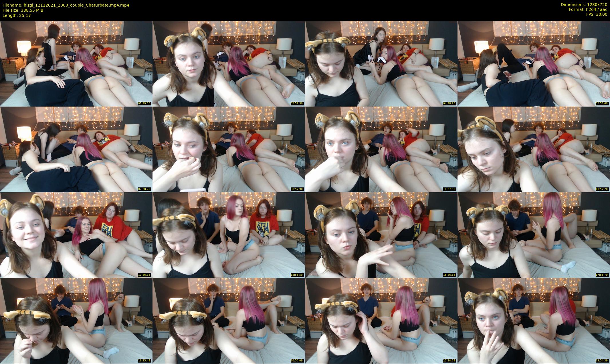hizgi — 26 minute Chaturbate couple cam show recording, 720p, Nov 12, 2021