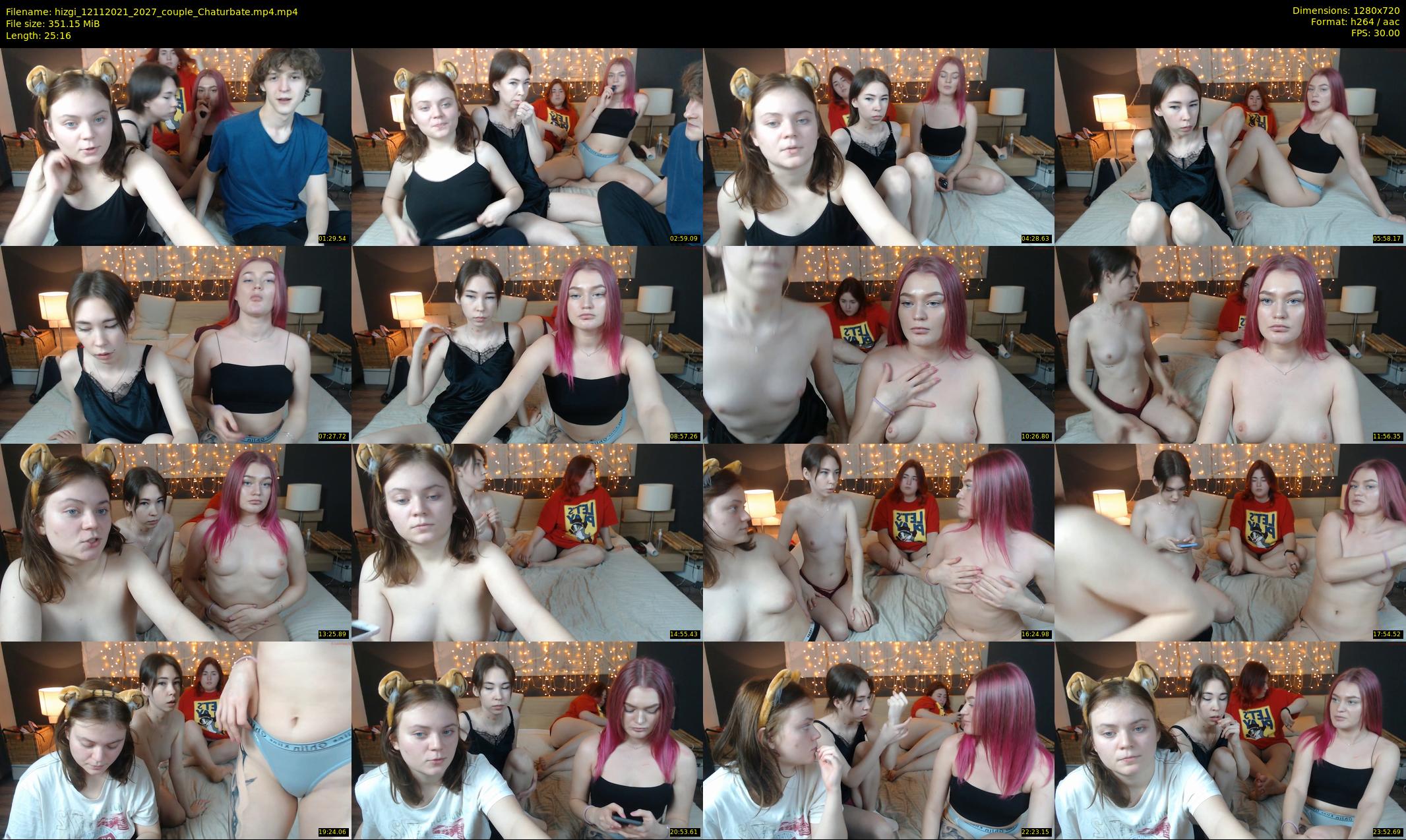 hizgi — 26 minute Chaturbate couple cam show recording, 720p, Nov 12, 2021