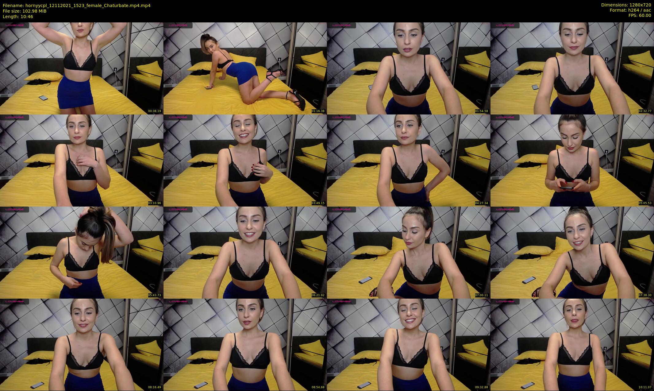 hornyycpl — 11 minute Chaturbate couple cam show recording, 720p, Nov 12, 2021
