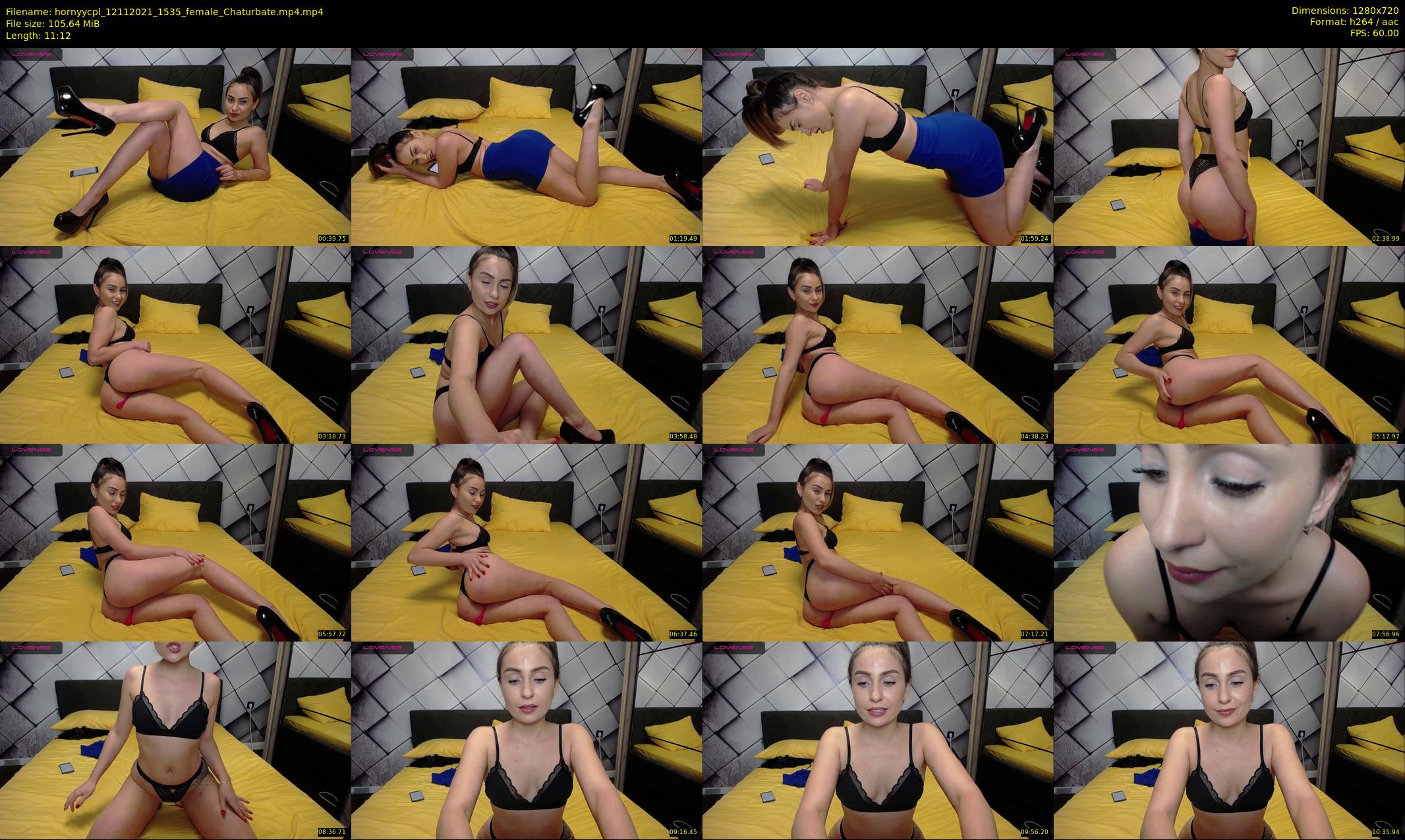 hornyycpl — 12 minute Chaturbate couple cam show recording, 720p, Nov 12, 2021