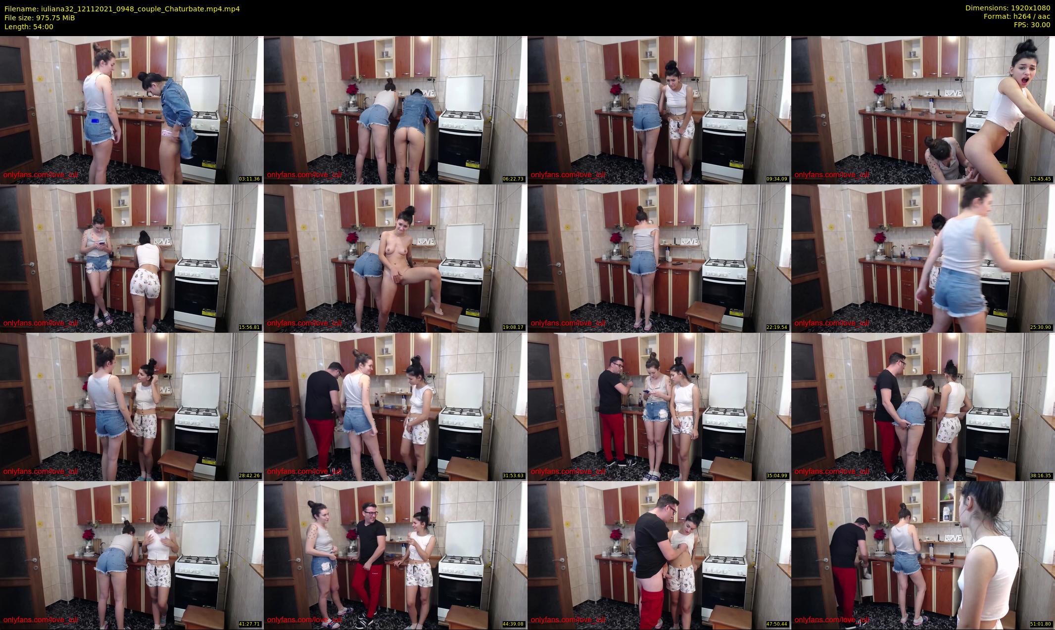 iuliana32 — 54 minute Chaturbate couple cam show recording, 1080p, Nov 12, 2021