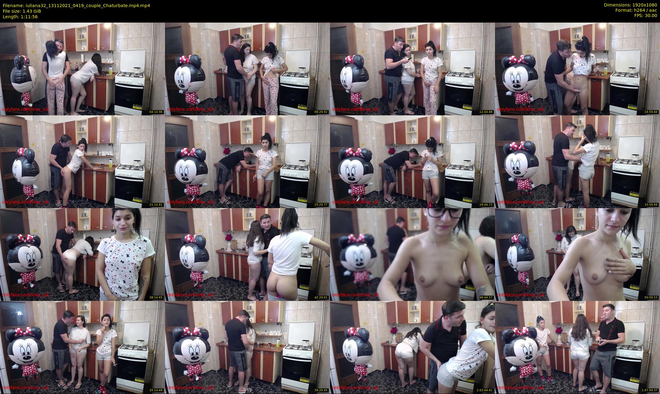 iuliana32 — 72 minute Chaturbate couple cam show recording, 1080p, Nov 13, 2021