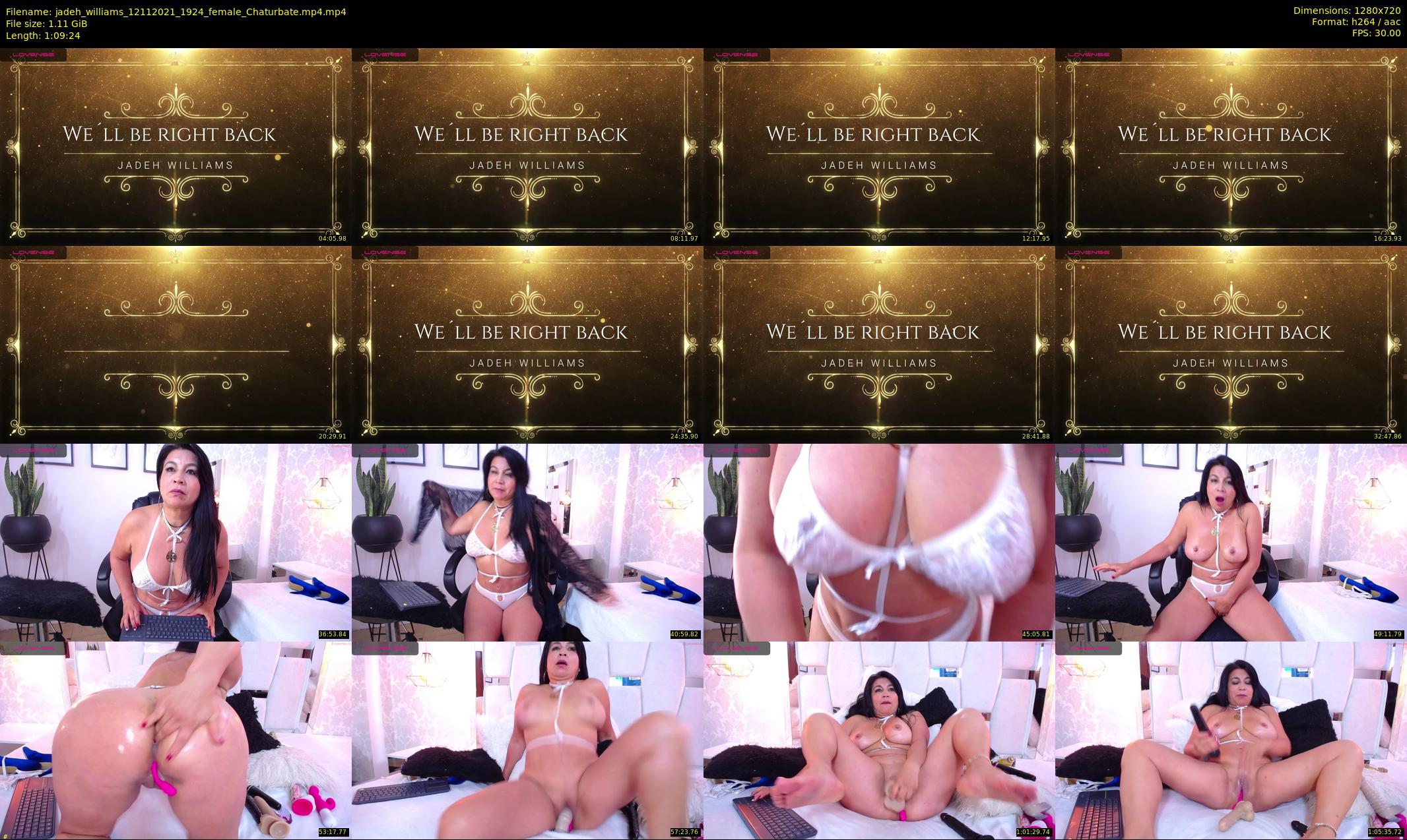 jadeh_williams — 70 minute Chaturbate female cam show recording, 720p, Nov 12, 2021