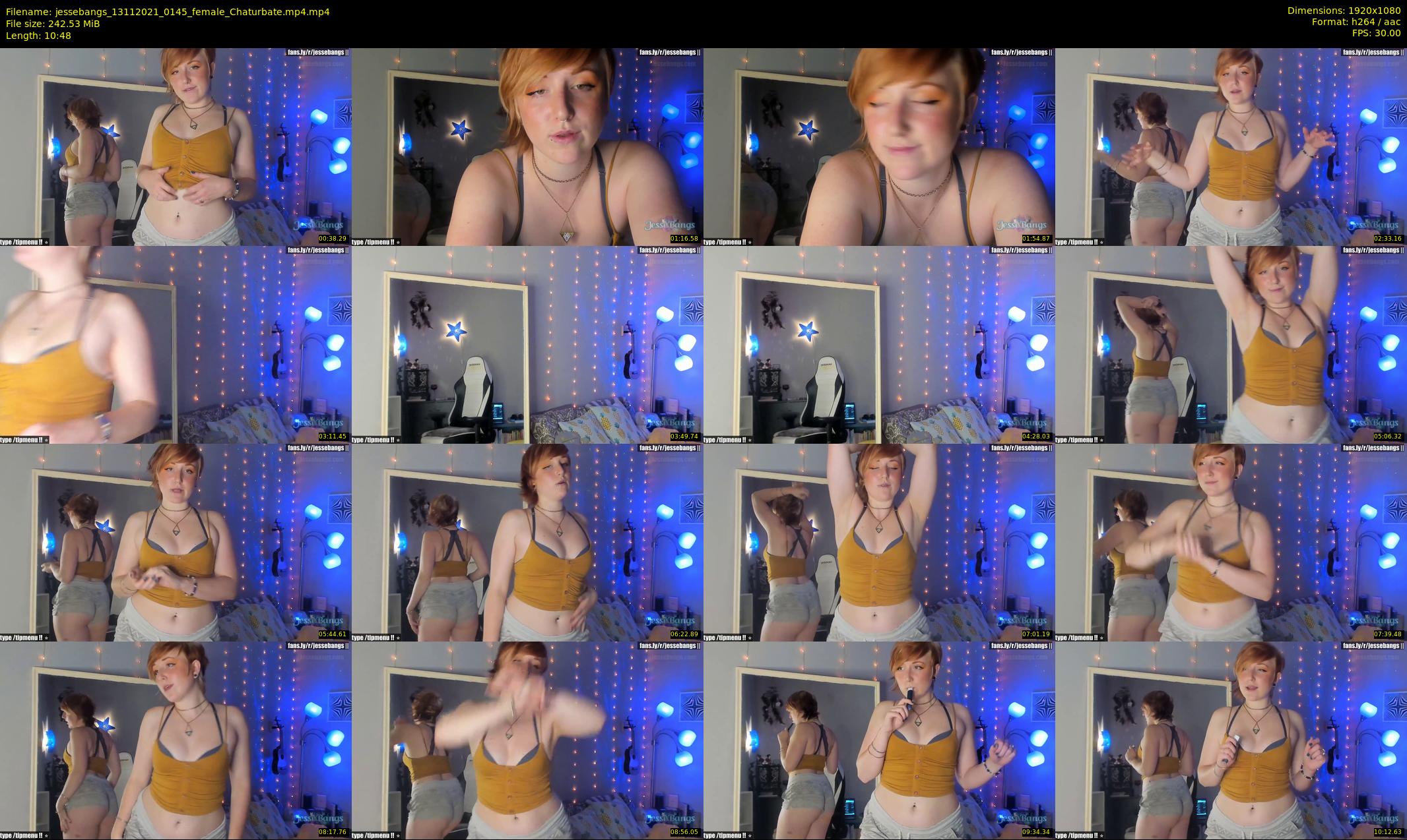 jessebangs — 11 minute Chaturbate female cam show recording, 1080p, Nov 13, 2021