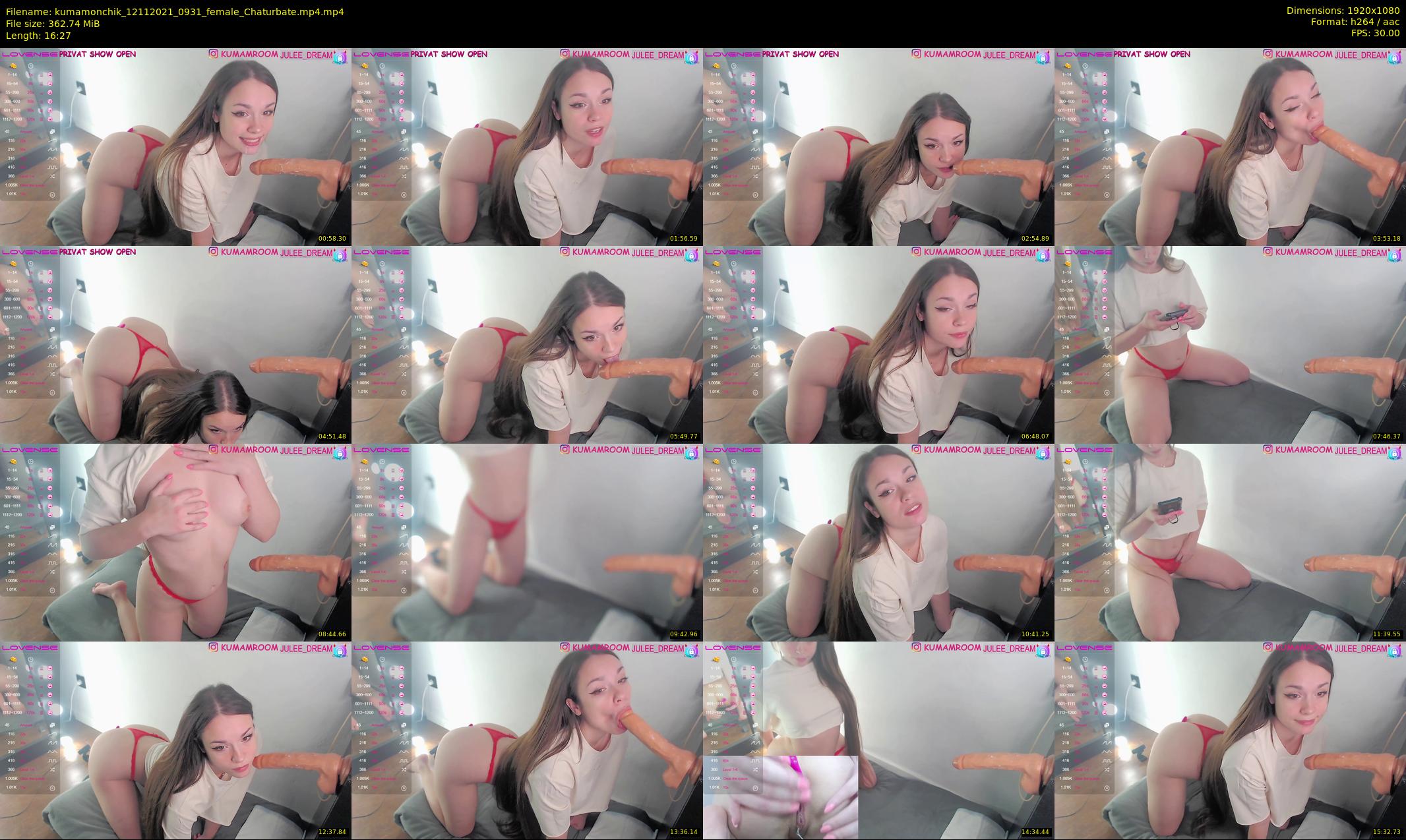 kumamonchik — 17 minute Chaturbate couple cam show recording, 1080p, Nov 12, 2021