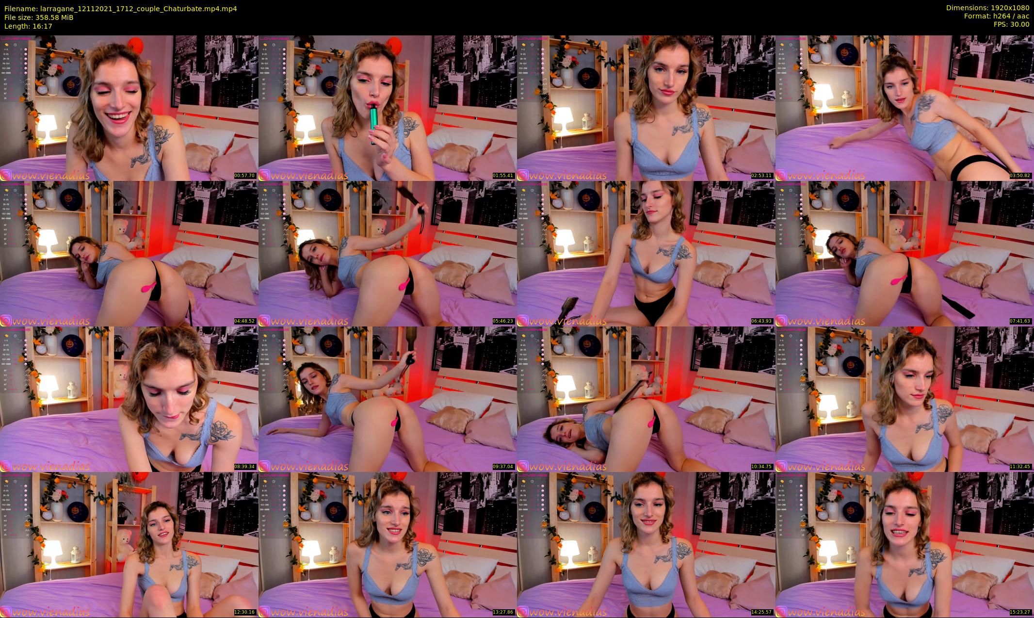larragane — 17 minute Chaturbate couple cam show recording, 1080p, Nov 12, 2021