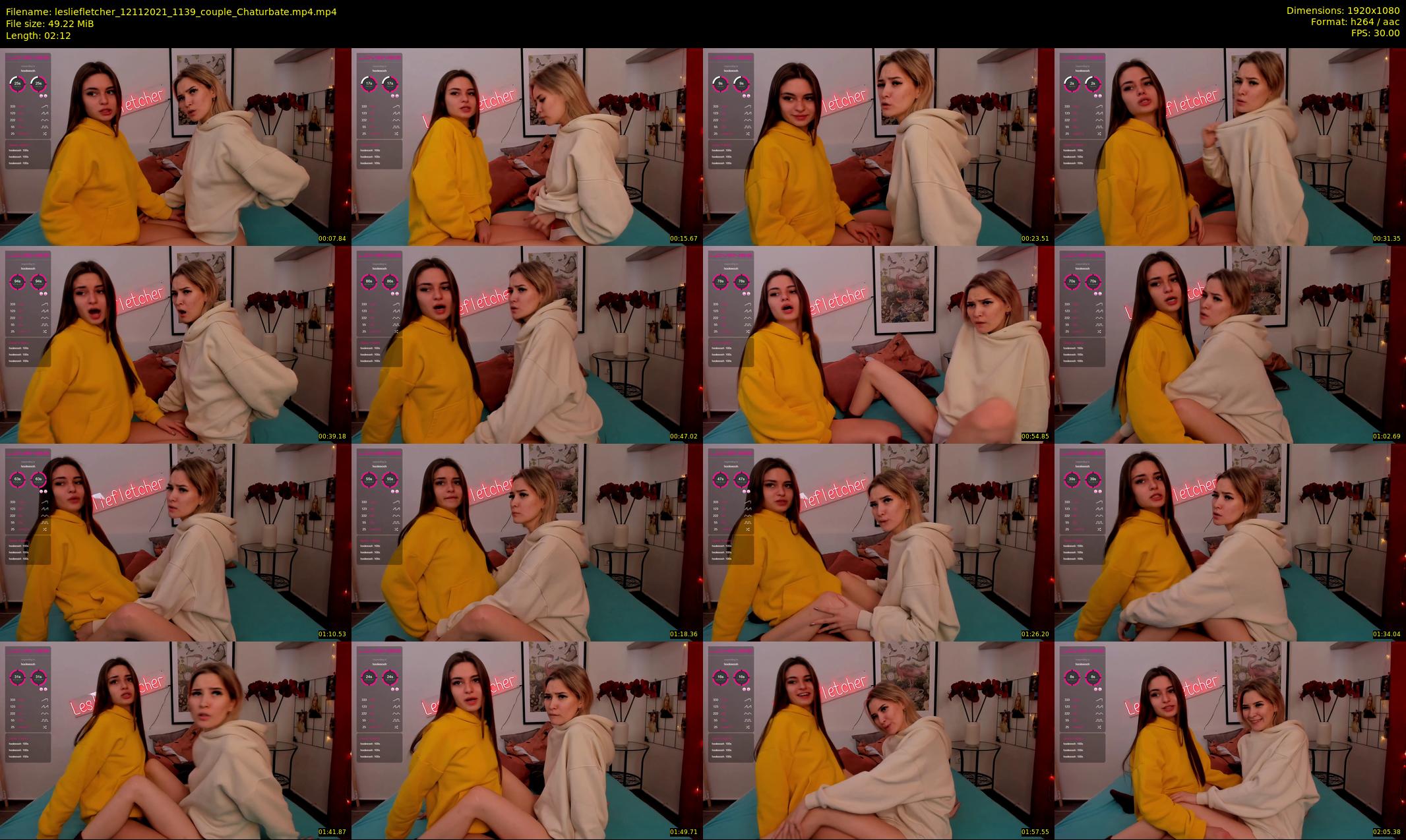 lesliefletcher — 3 minute Chaturbate couple cam show recording, 1080p, Nov 12, 2021