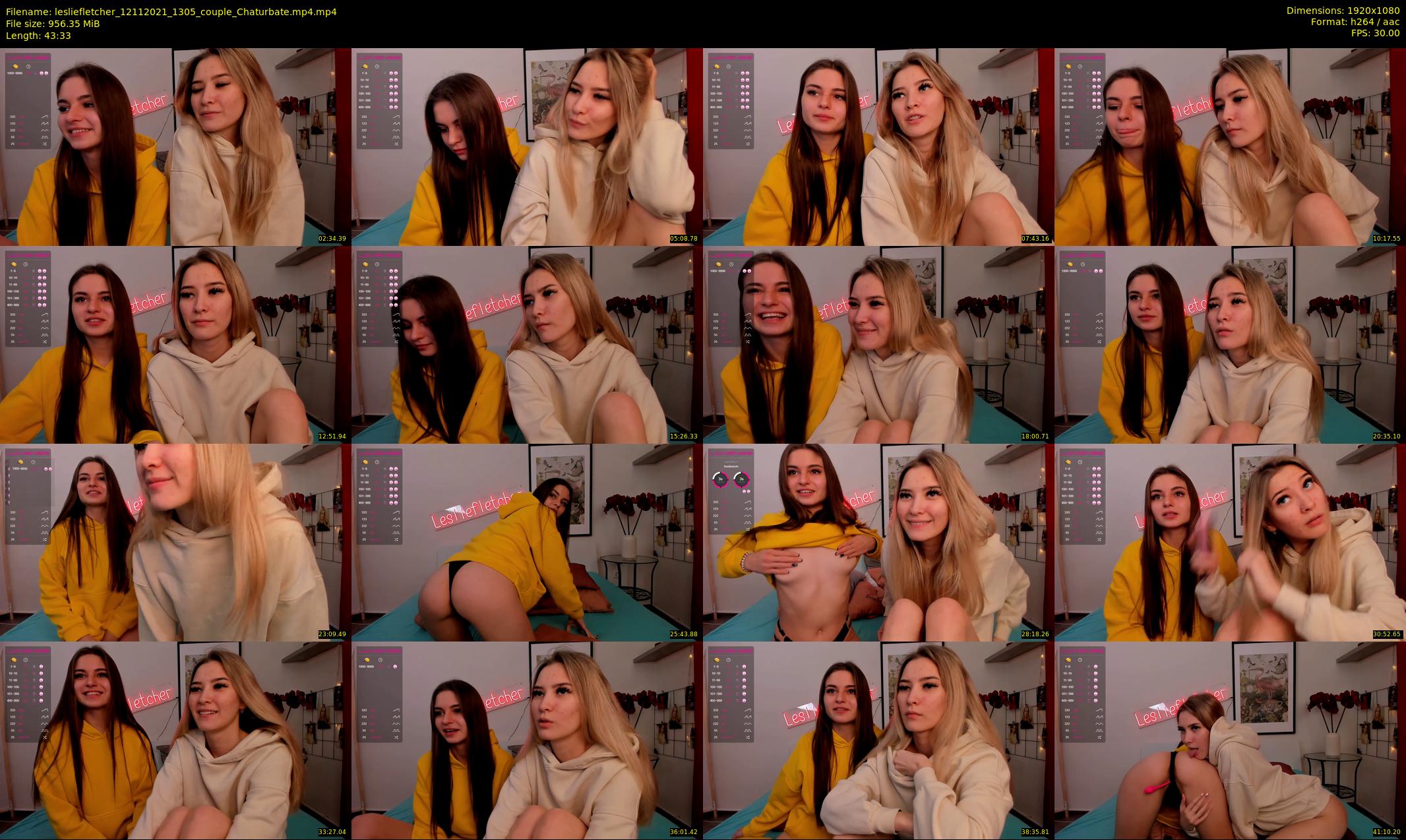 lesliefletcher — 44 minute Chaturbate couple cam show recording, 1080p, Nov 12, 2021