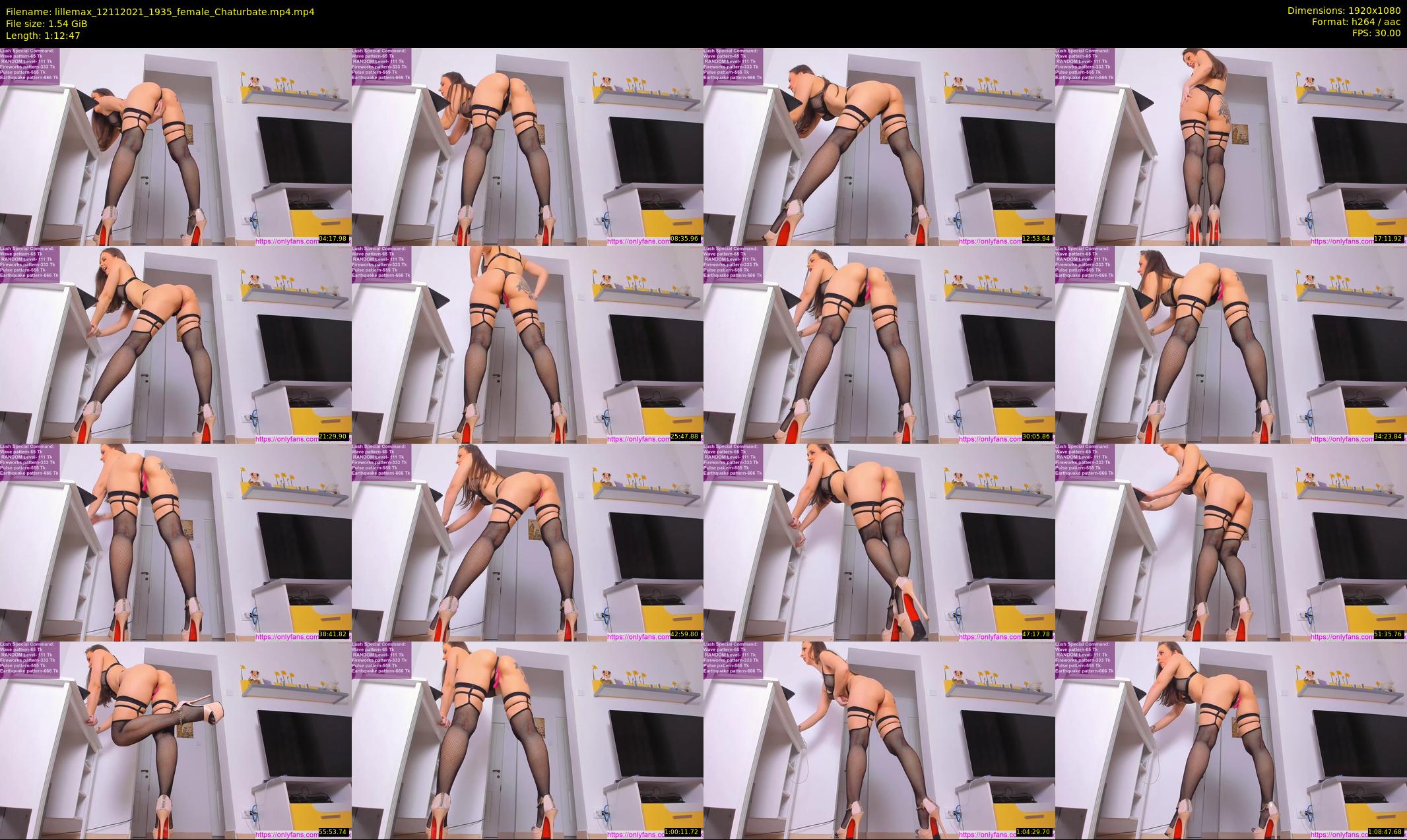 lillemax — 73 minute Chaturbate female cam show recording, 1080p, Nov 12, 2021