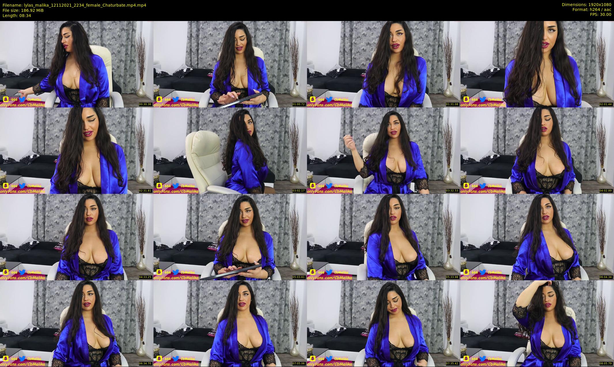 lylas_malika — 9 minute Chaturbate female cam show recording, 1080p, Nov 12, 2021