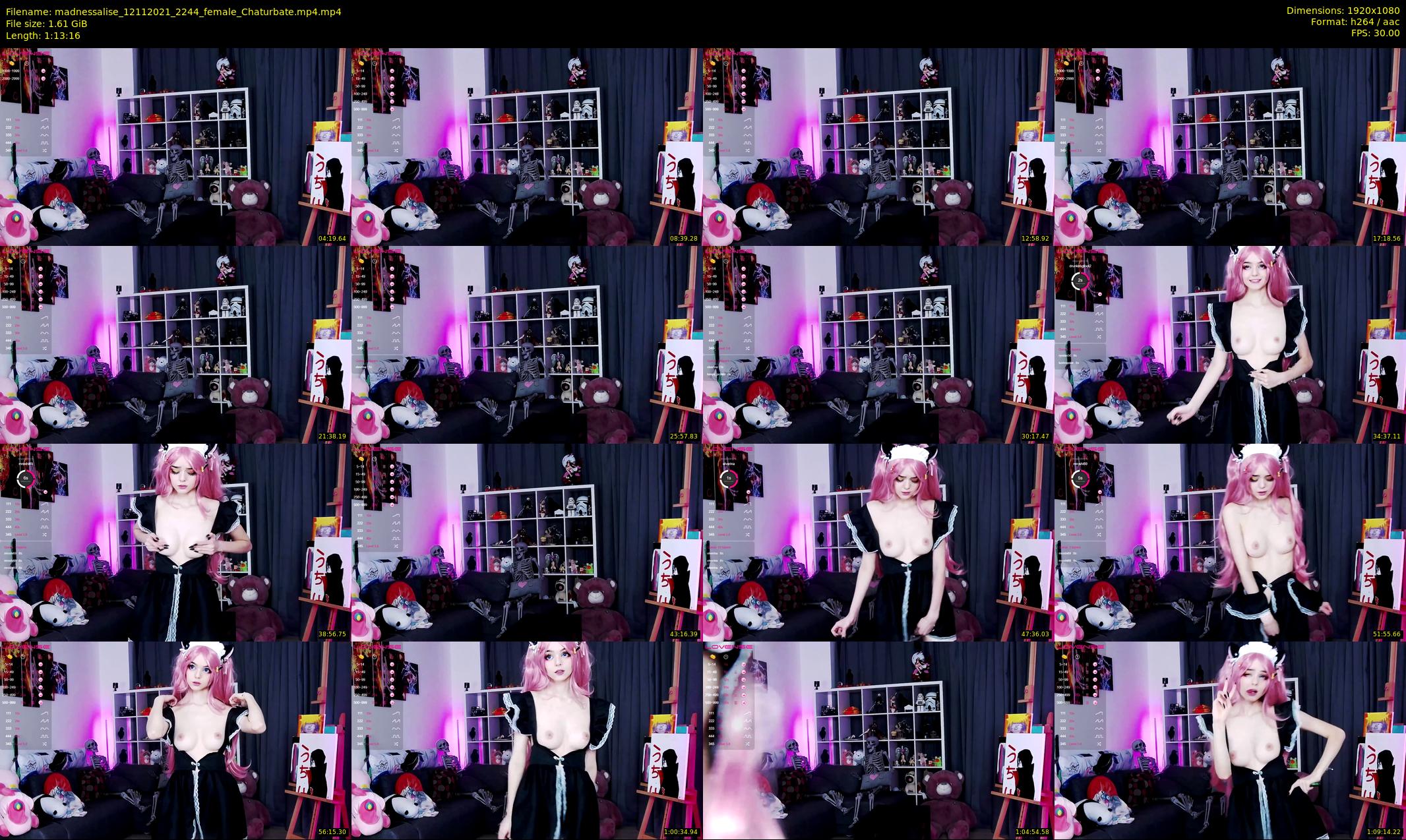 madnessalise — 74 minute Chaturbate female cam show recording, 1080p, Nov 12, 2021