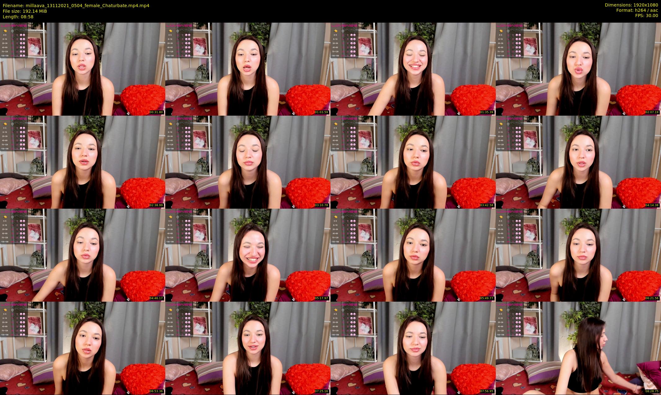 millaava — 9 minute Chaturbate female cam show recording, 1080p, Nov 13, 2021