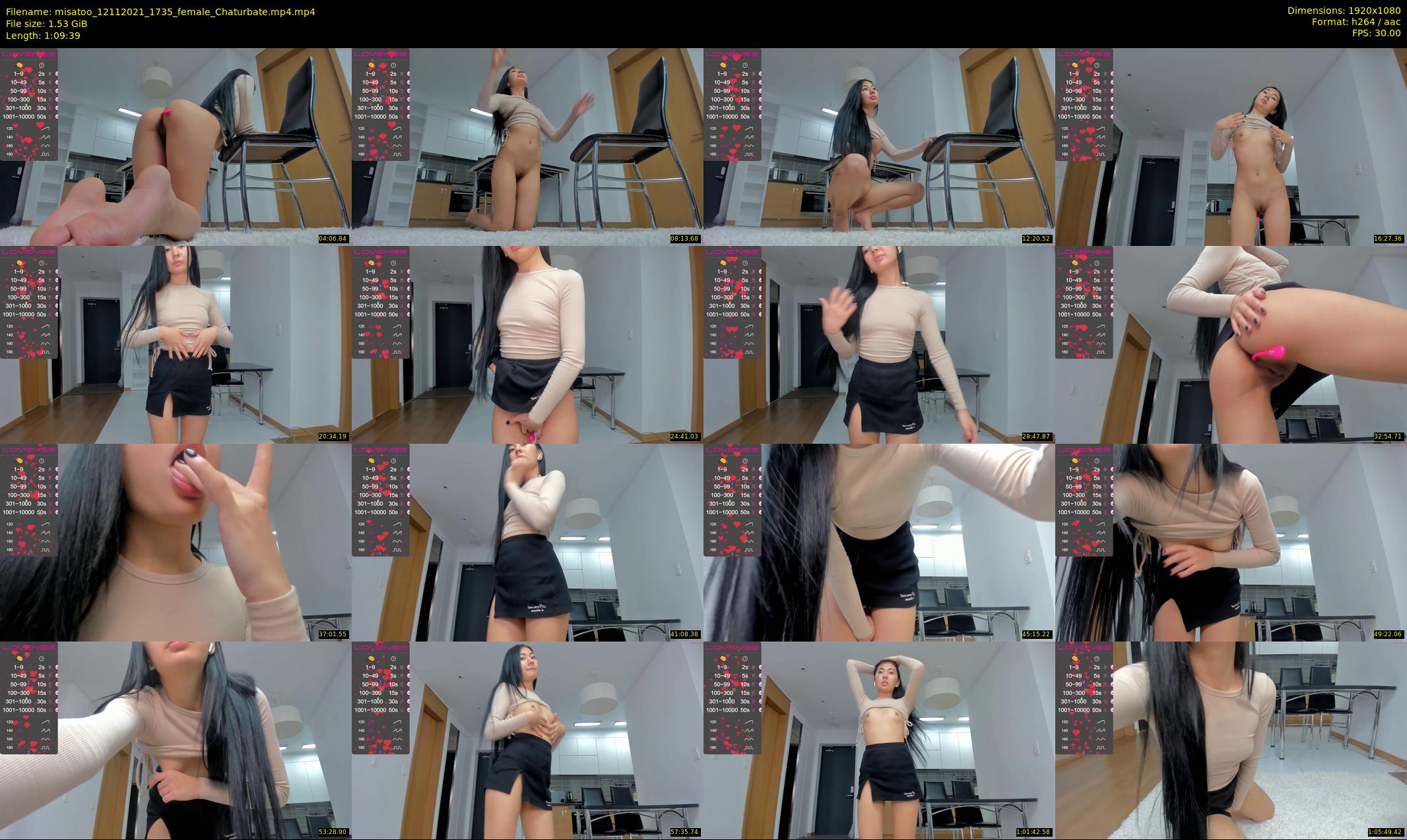 misatoo — 70 minute Chaturbate female cam show recording, 1080p, Nov 12, 2021