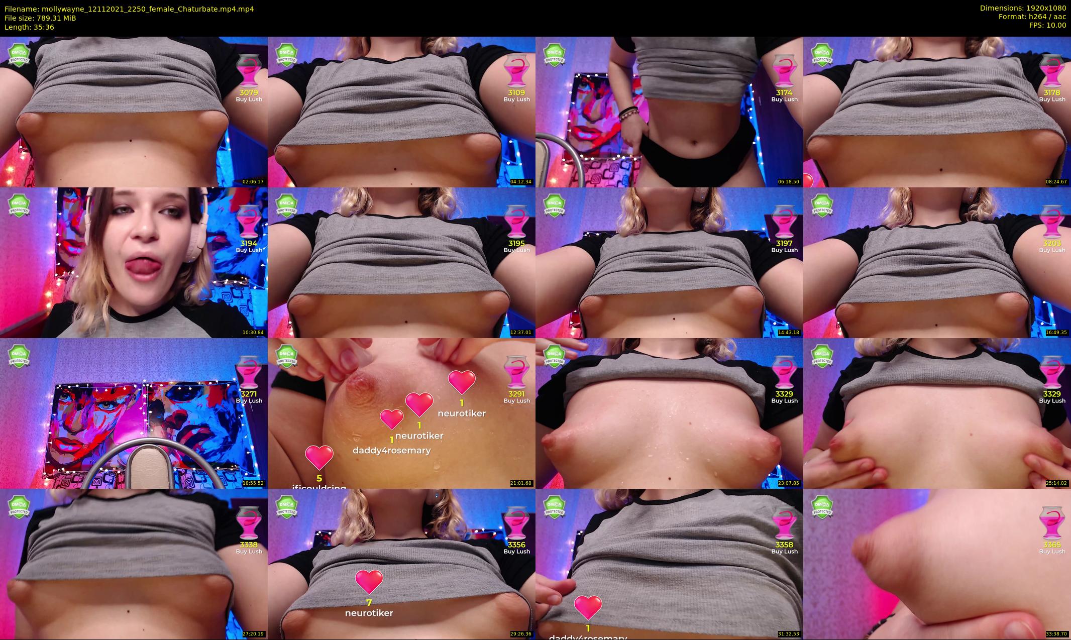 mollywayne — 36 minute Chaturbate female cam show recording, 1080p, Nov 12, 2021