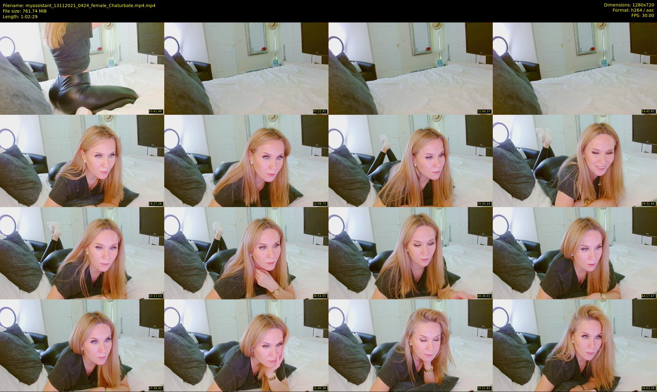 myassistant — 63 minute Chaturbate female cam show recording, 720p, Nov 13, 2021