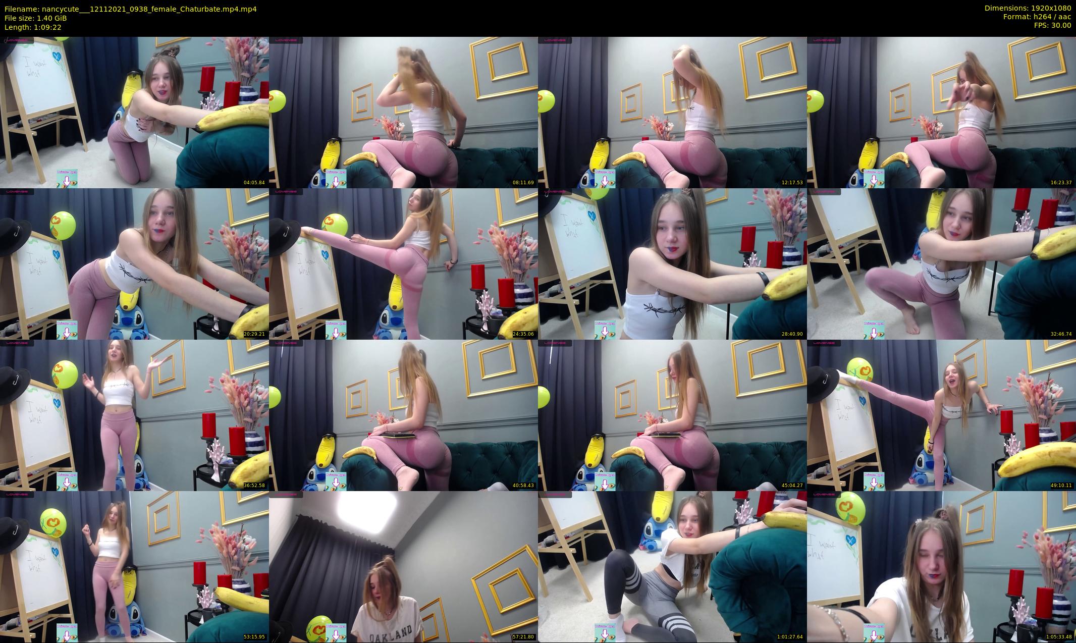 nancycute__ — 70 minute Chaturbate female cam show recording, 1080p, Nov 12, 2021