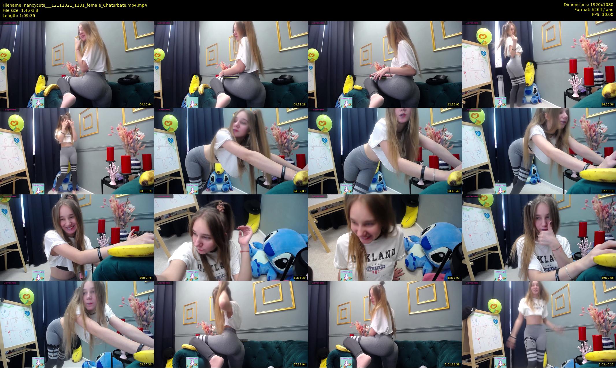 nancycute__ — 70 minute Chaturbate female cam show recording, 1080p, Nov 12, 2021